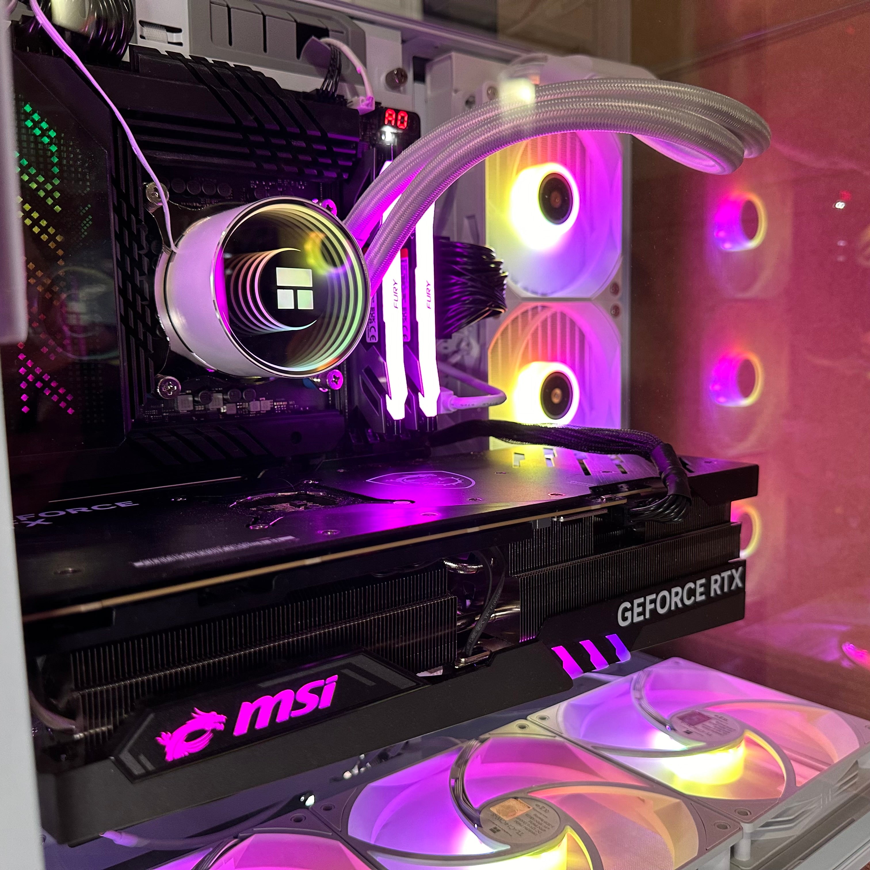 Top Tier Brand New High End 24-Core Gaming PC, ASUS ROG Maximus Hero, i9-14900K, RTX 4090 24GB, 64GB 6000mhz DDR5 RAM, 4TB NVME SSD, 8TB HDD (Options), WIFI + BT