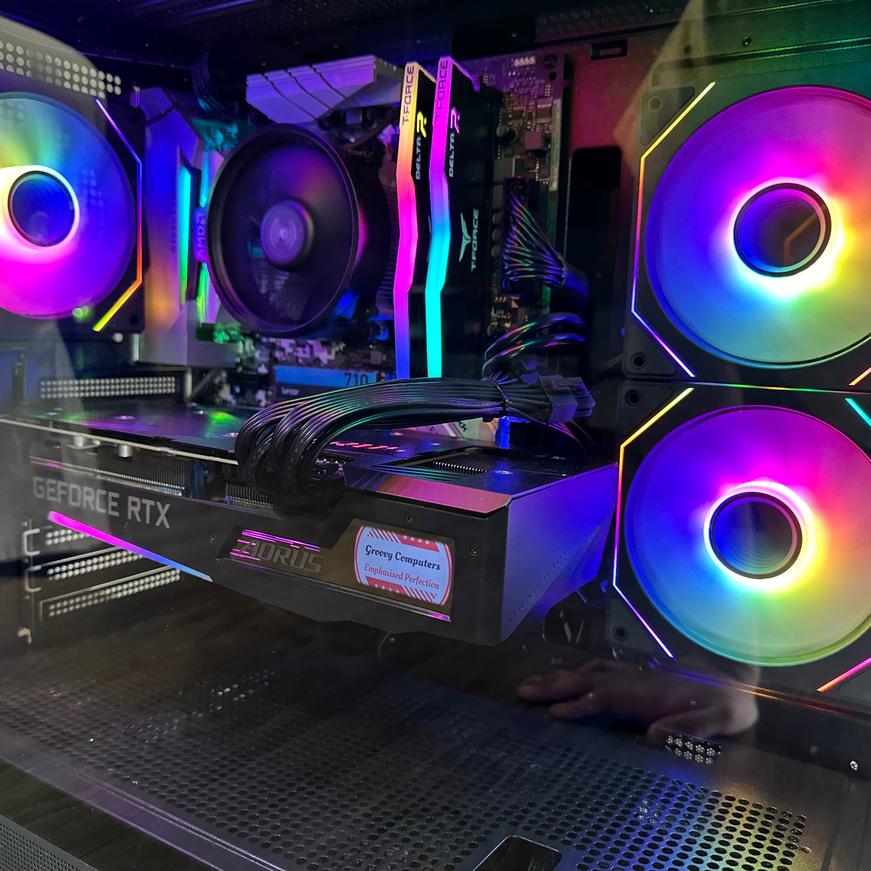 1080p Video Editing Ryzen 7 2700 Gaming PC | 8-Core | RX 6600 8GB | 16GB RAM | 1TB SSD | STEEL LEGEND™ | Brand New