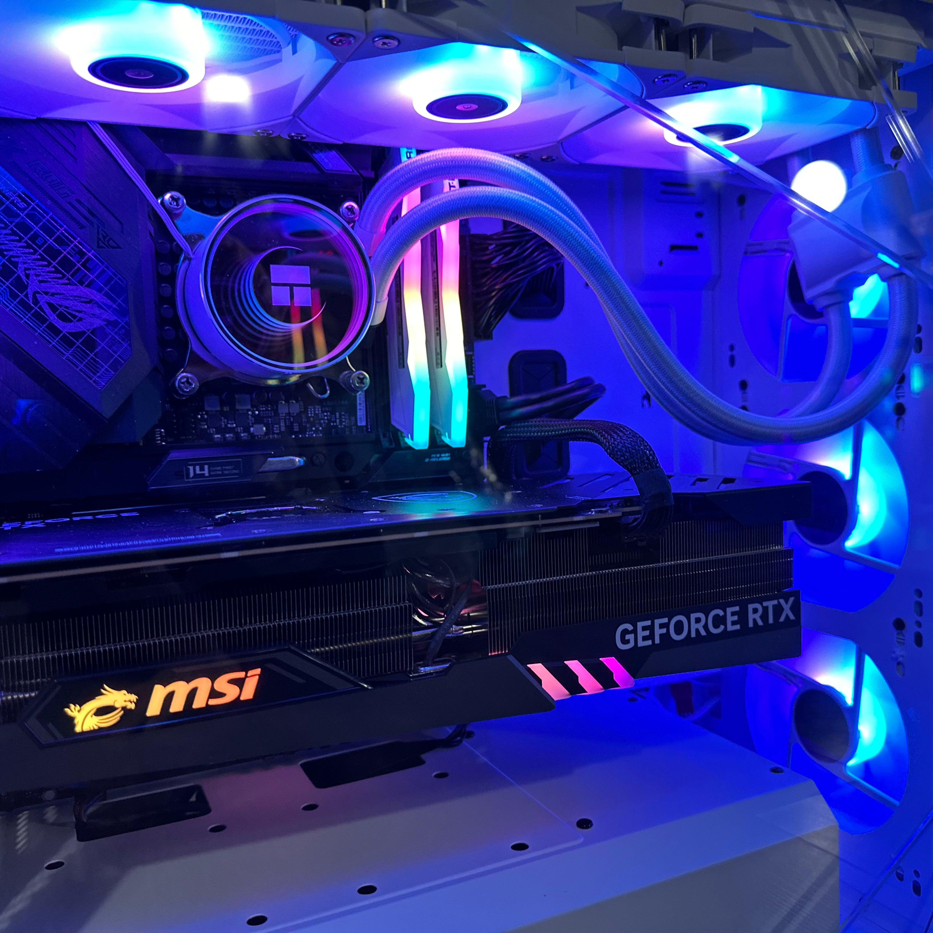 Top Tier Brand New High End 24-Core Gaming PC ASUS ROG, i9-13900KF, RTX 4090 24GB Options, 32GB 6400mhz DDR5 RAM, 2TB NVME SSD, WIFI + BT