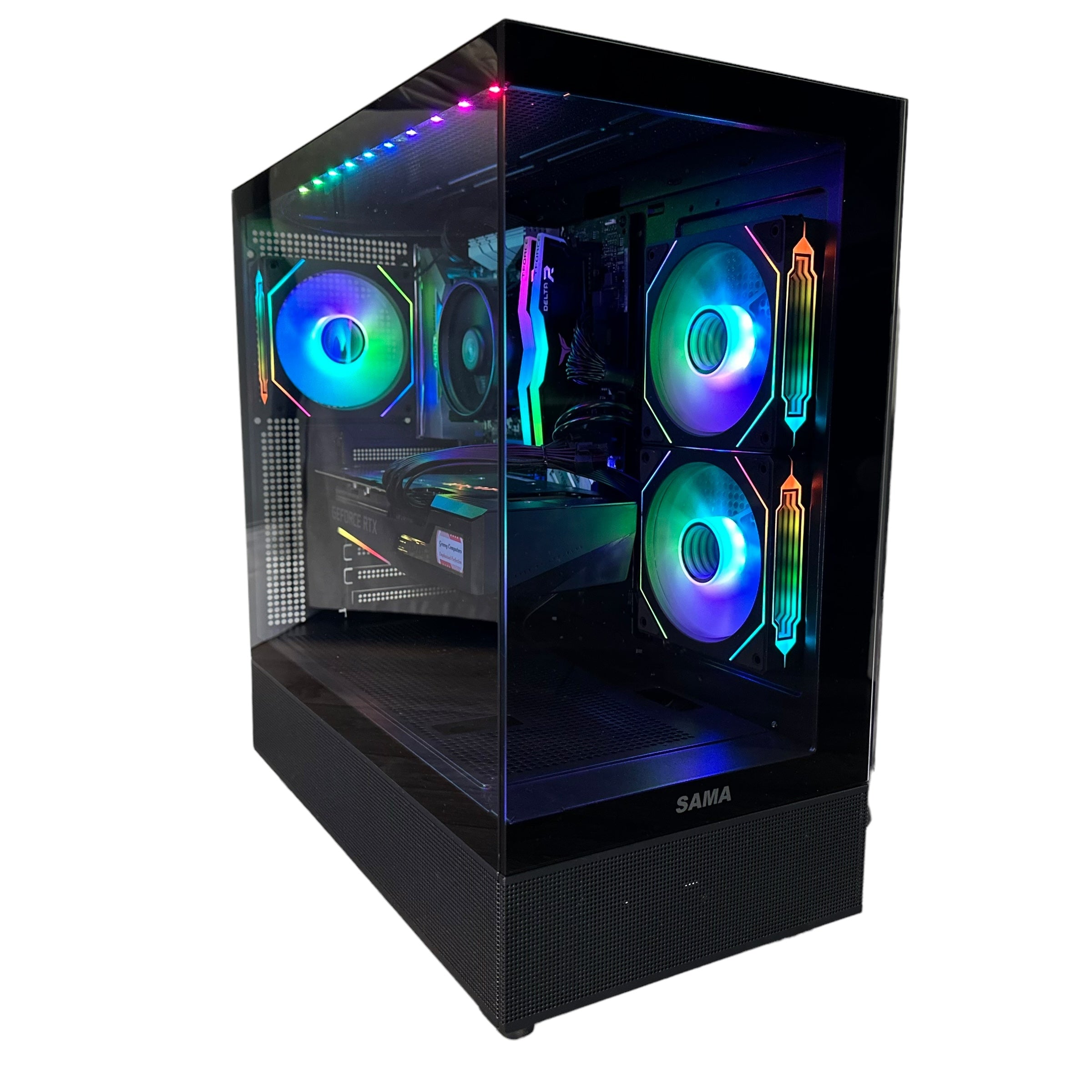 1080p Video Editing Ryzen 7 2700 Gaming PC | 8-Core | RX 6600 8GB | 16GB RAM | 1TB SSD | STEEL LEGEND™ | Brand New