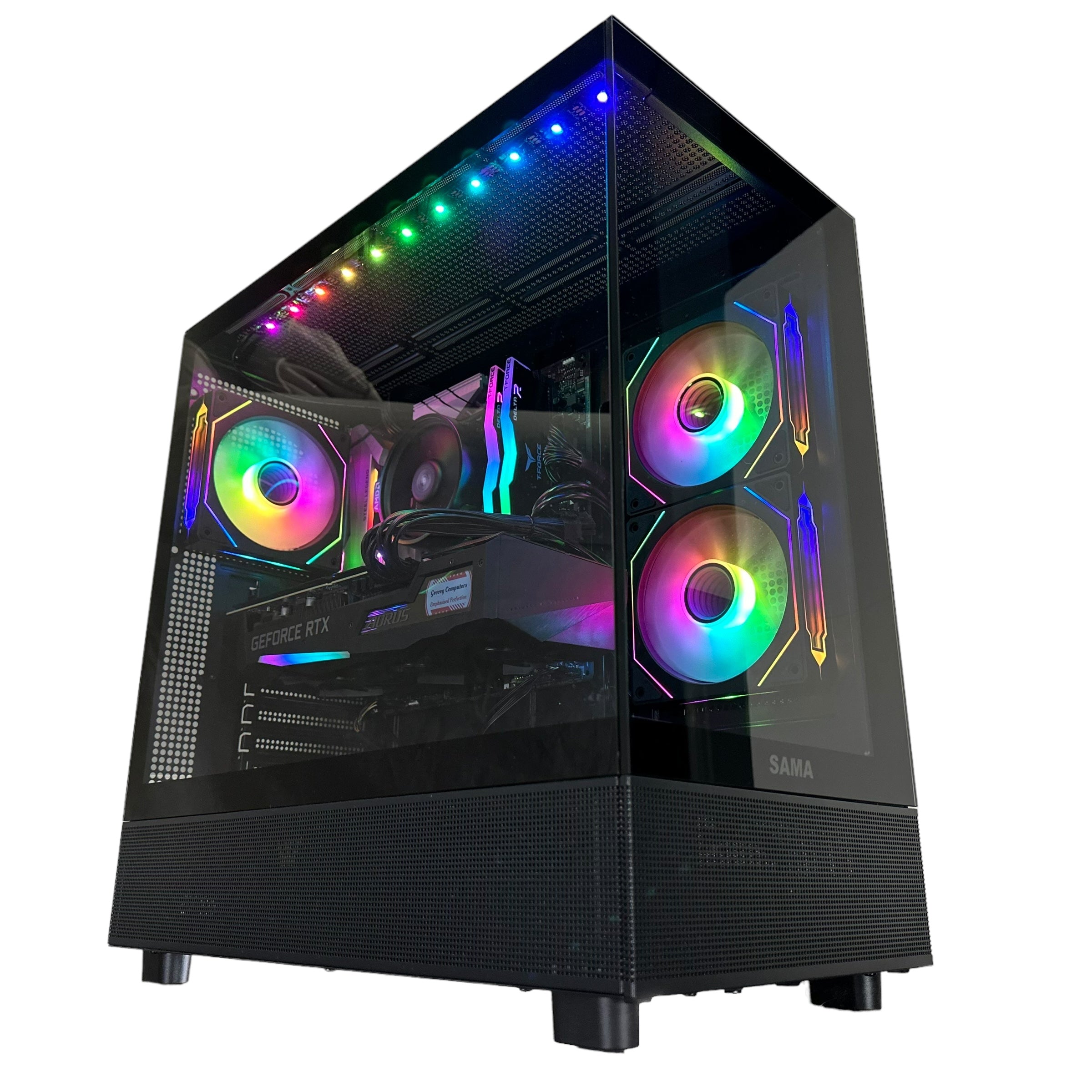 Ryzen 7 2700 Gaming PC | 8-Core | RTX 20/30/40 Series Options | 16GB RAM | 1TB SSD | STEEL LEGEND™ | Brand New - Groovy Computers