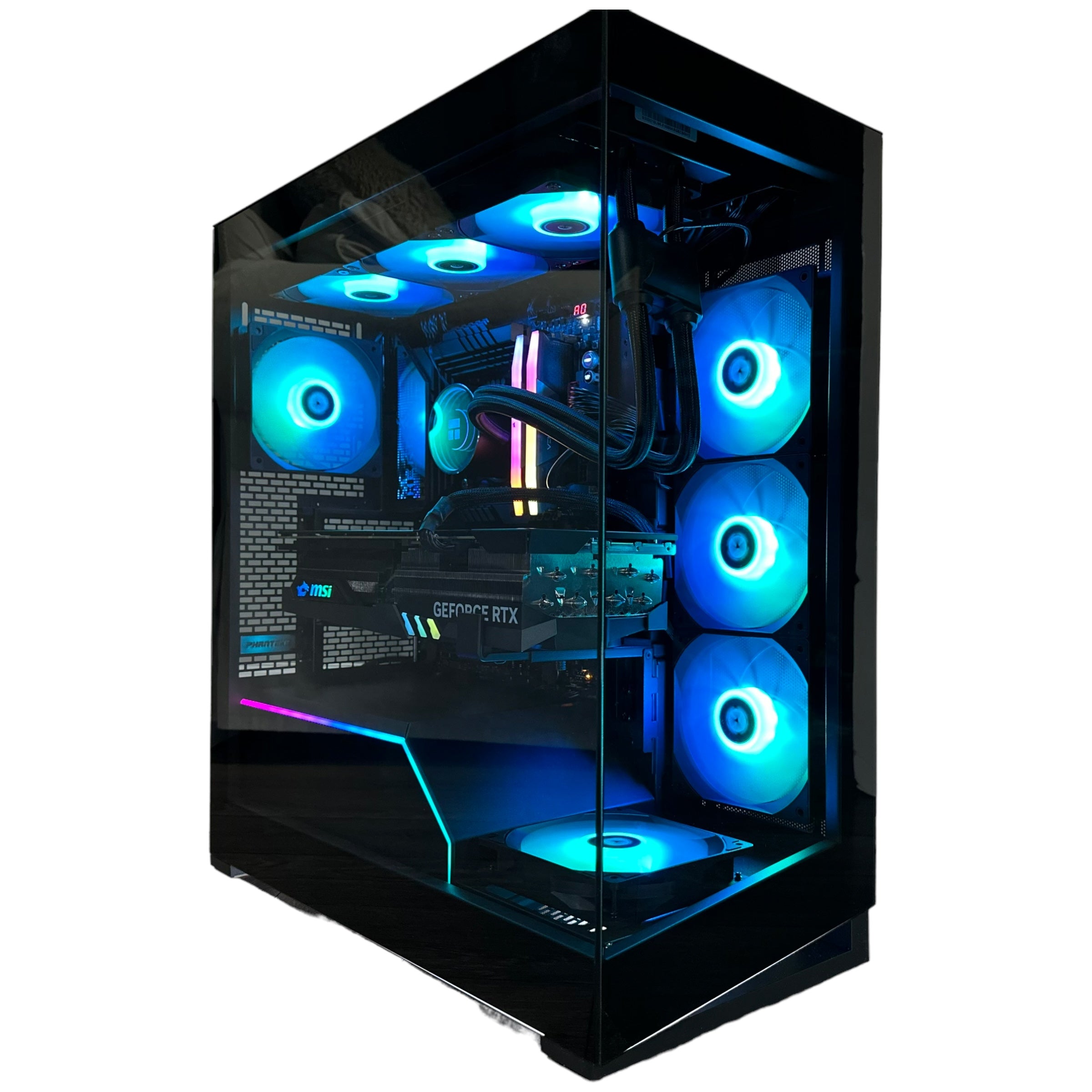4K Top Tier Workstation i9-14900KF Gaming PC | 24-Core | RTX 5090 32GB | 64GB DDR5 6000MHz | 2TB GEN 4 NVMe SSD | ASUS ROG MAXIMUS™ | WIFI + BT | Brand New