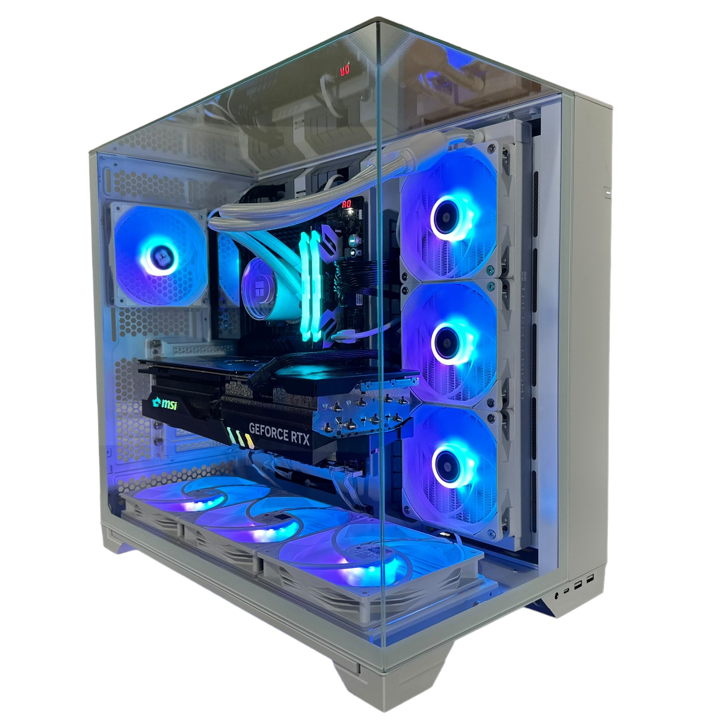 Top Tier Brand New High End 24-Core Gaming PC, ASUS ROG Maximus Hero, i9-14900K, RTX 4090 24GB, 64GB 6000mhz DDR5 RAM, 4TB NVME SSD, 8TB HDD (Options), WIFI + BT