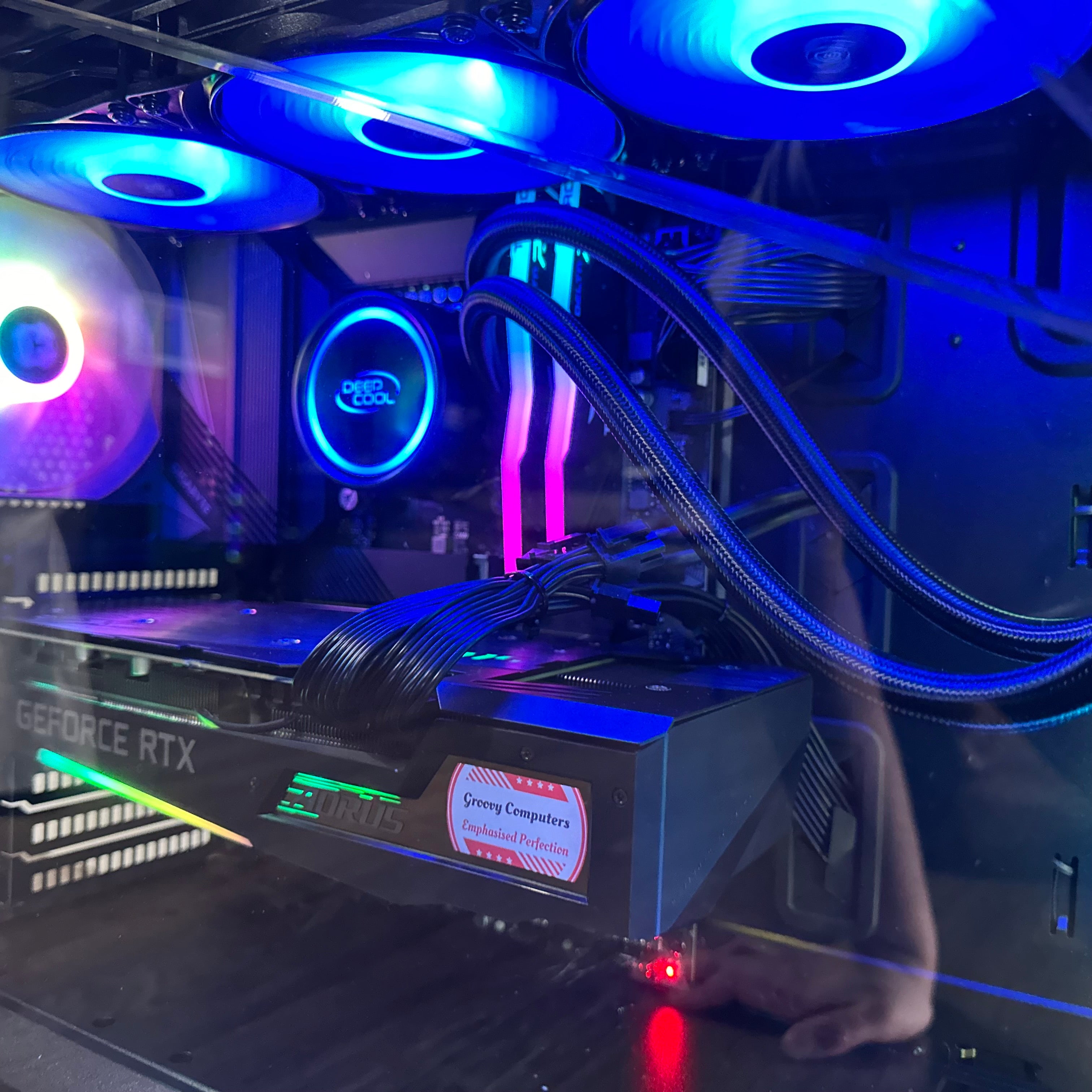 Brand New High End 12-Core Gaming PC, i7-12700K (Better than i9-11900K), RTX 4070/4090 Options, 32GB 3600mhz DDR4 Ram, 2TB NVME SSD