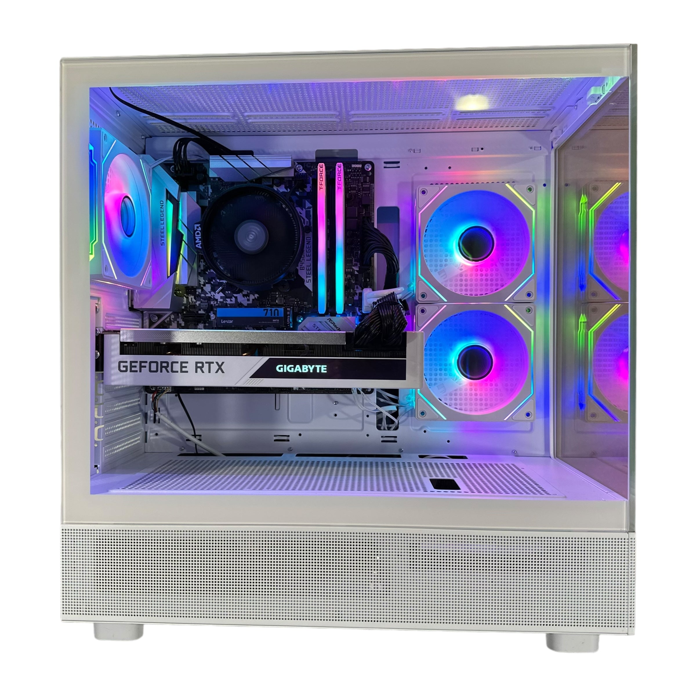 Ryzen 7 5700 Gaming PC | 8-Core | RTX 30/40/50 Series Options | 16GB RAM | 1TB NVMe SSD | STEEL LEGEND™ | Brand New