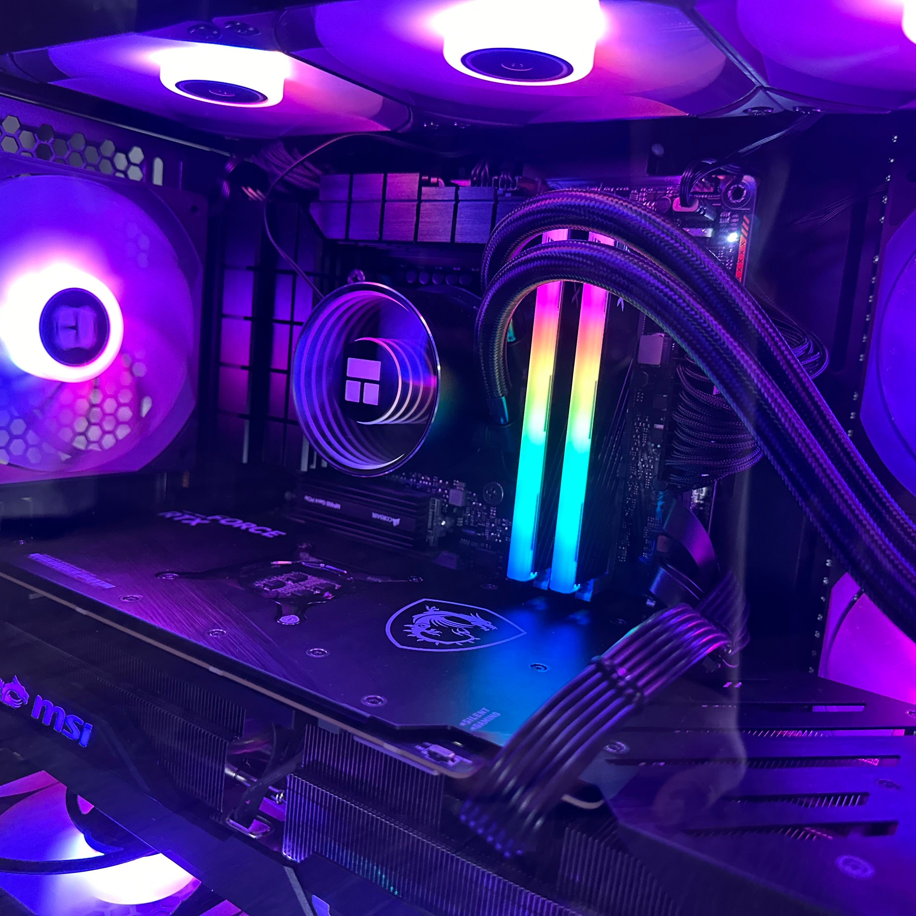 Top Tier Brand New 16-Core Gaming PC, ASUS TUF, Ryzen 9 7950x3D, RTX 4090/4070 Options, 32GB 6400mhz DDR5 Ram, 2TB NVME SSD, WIFI + BT