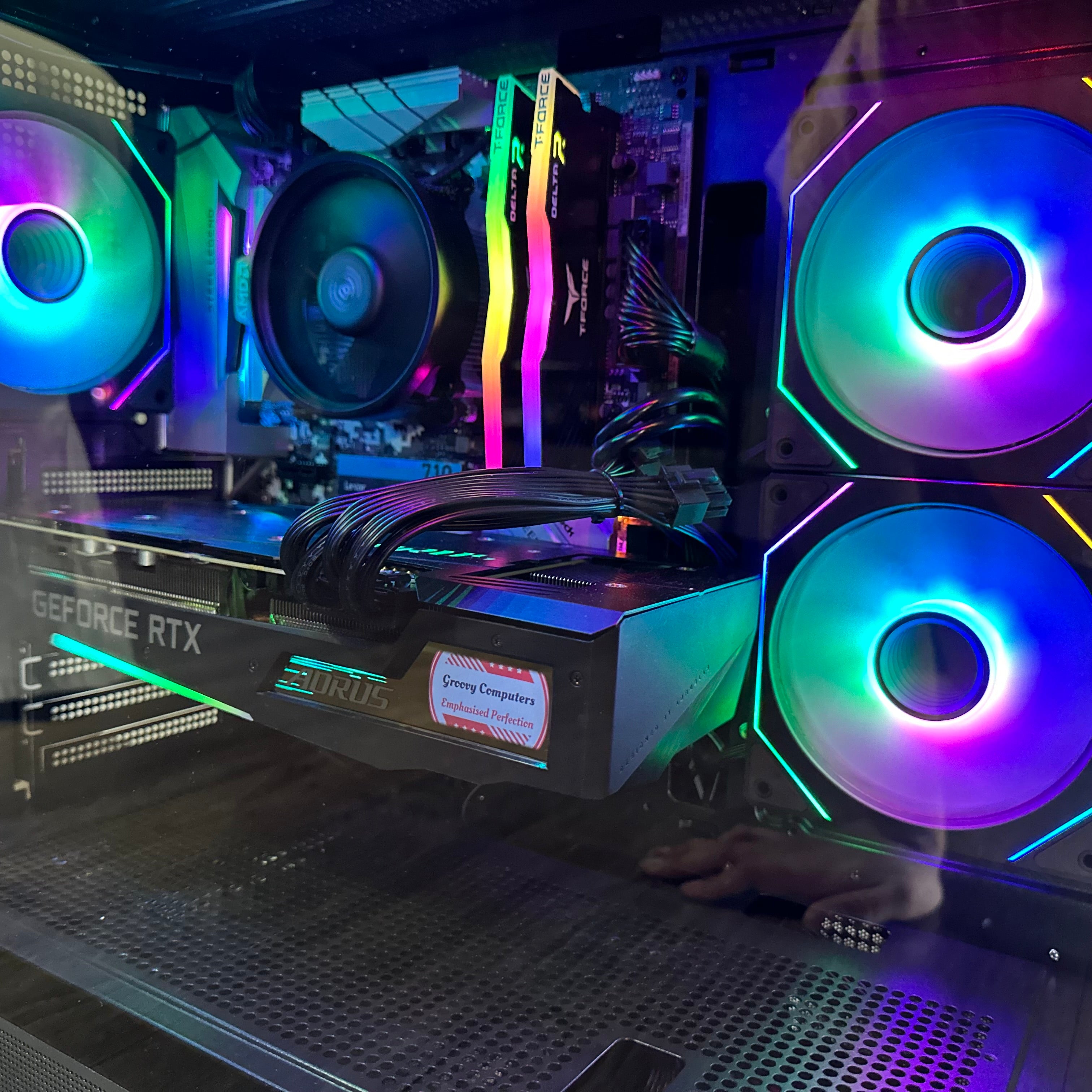 1080p Video Editing Ryzen 7 2700 Gaming PC | 8-Core | RX 6600 8GB | 16GB RAM | 1TB SSD | STEEL LEGEND™ | Brand New