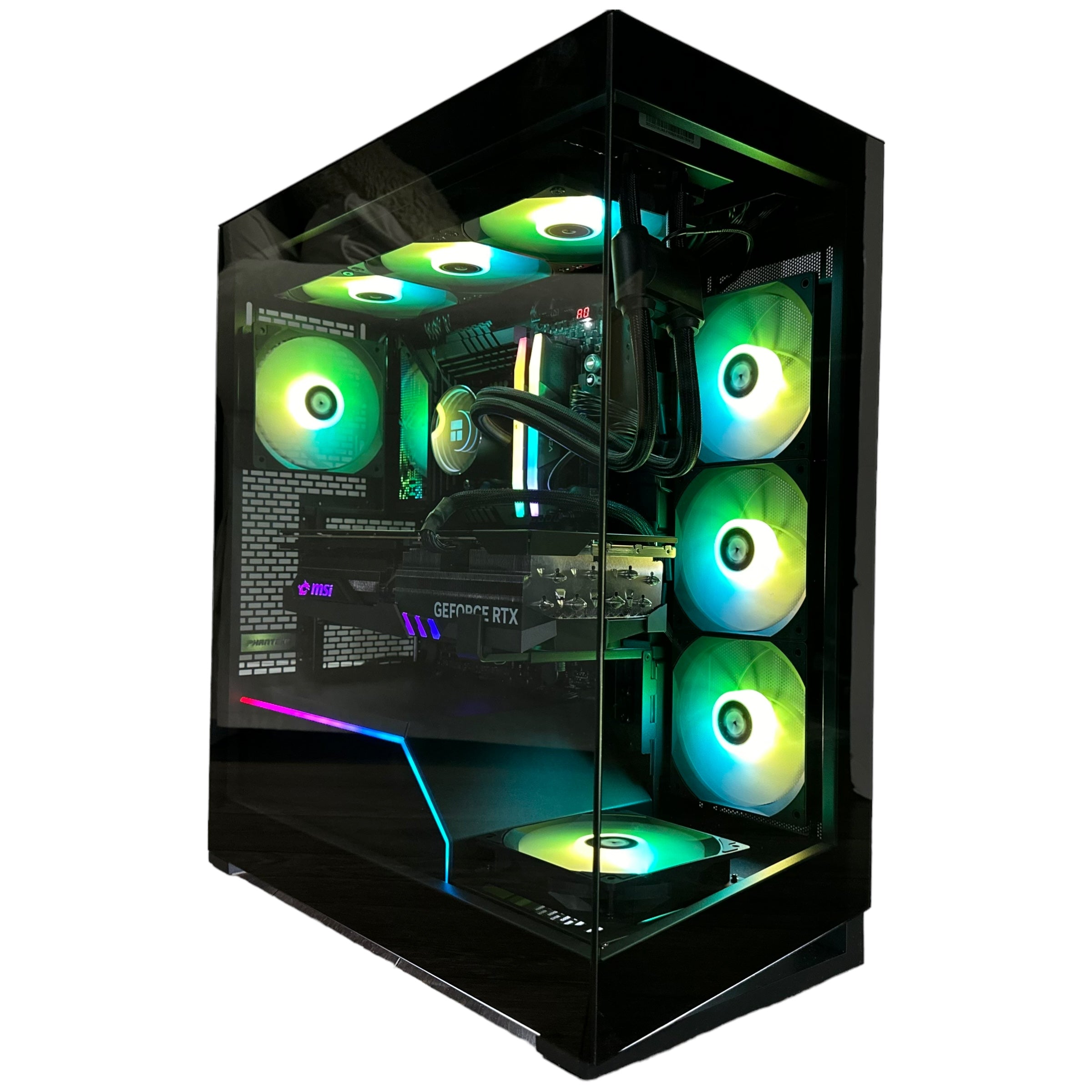 4K Top Tier Workstation i9-14900KF Gaming PC | 24-Core | RTX 5090 32GB | 64GB DDR5 6000MHz | 2TB GEN 4 NVMe SSD | ASUS ROG MAXIMUS™ | WIFI + BT | Brand New