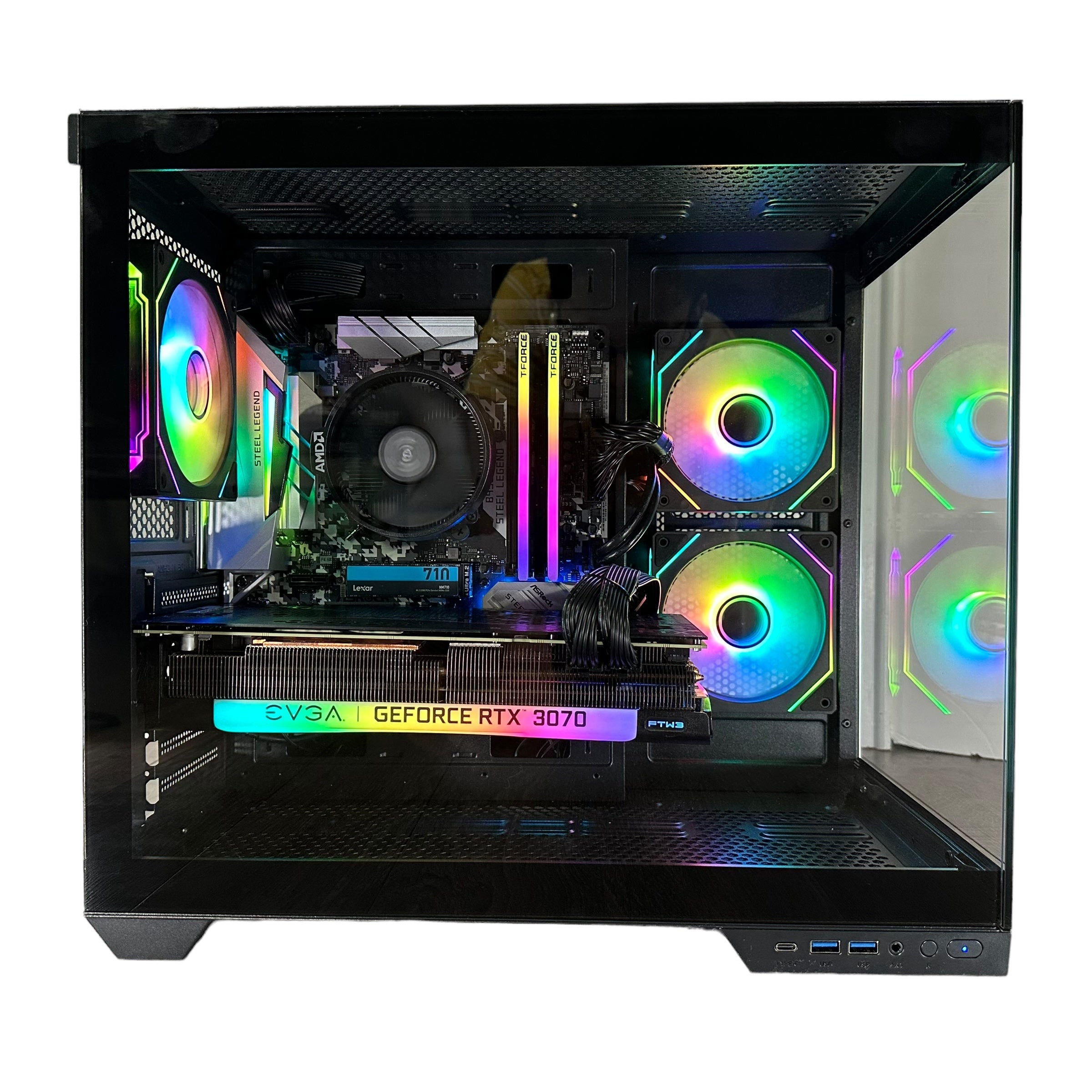 1080p Value Ryzen 5 5500 Gaming PC | 6-Core | RX 6600 8GB | 16GB RAM | 1TB NVMe SSD | STEEL LEGEND™ | Brand New