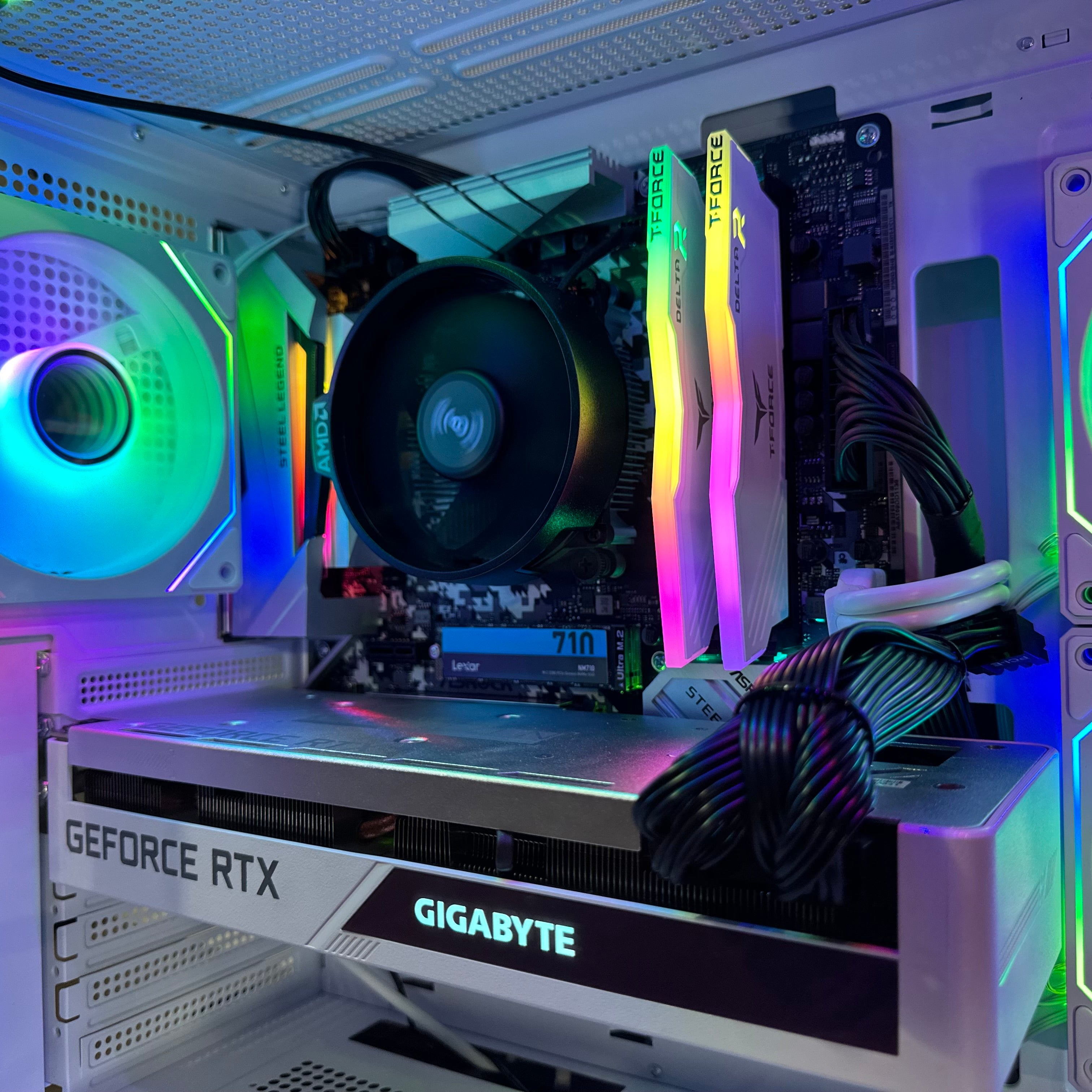 Ryzen 7 5700 Gaming PC | 8-Core | RTX 30/40/50 Series Options | 16GB RAM | 1TB NVMe SSD | STEEL LEGEND™ | Brand New