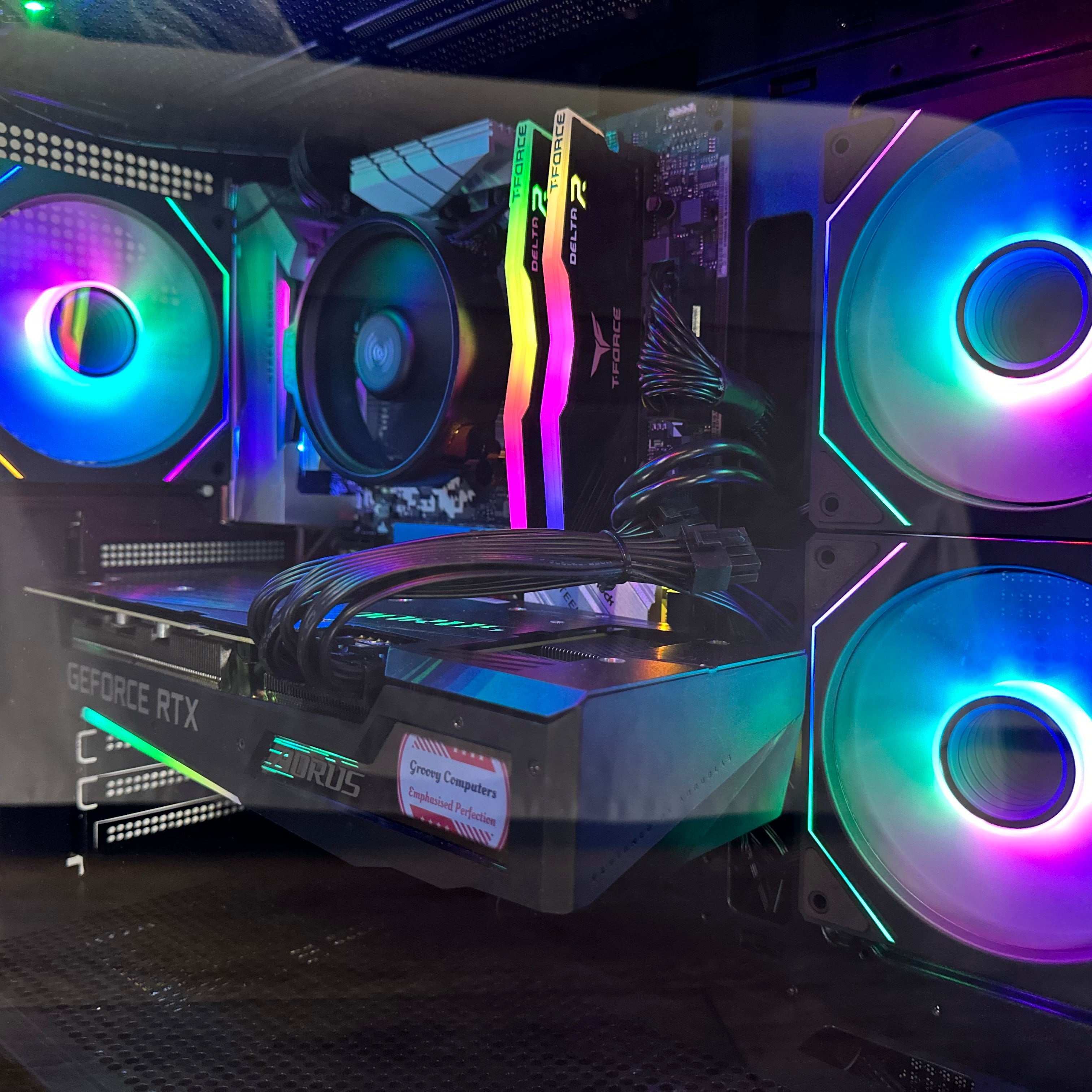 1080p Video Editing Ryzen 7 2700 Gaming PC | 8-Core | RX 6600 8GB | 16GB RAM | 1TB SSD | STEEL LEGEND™ | Brand New