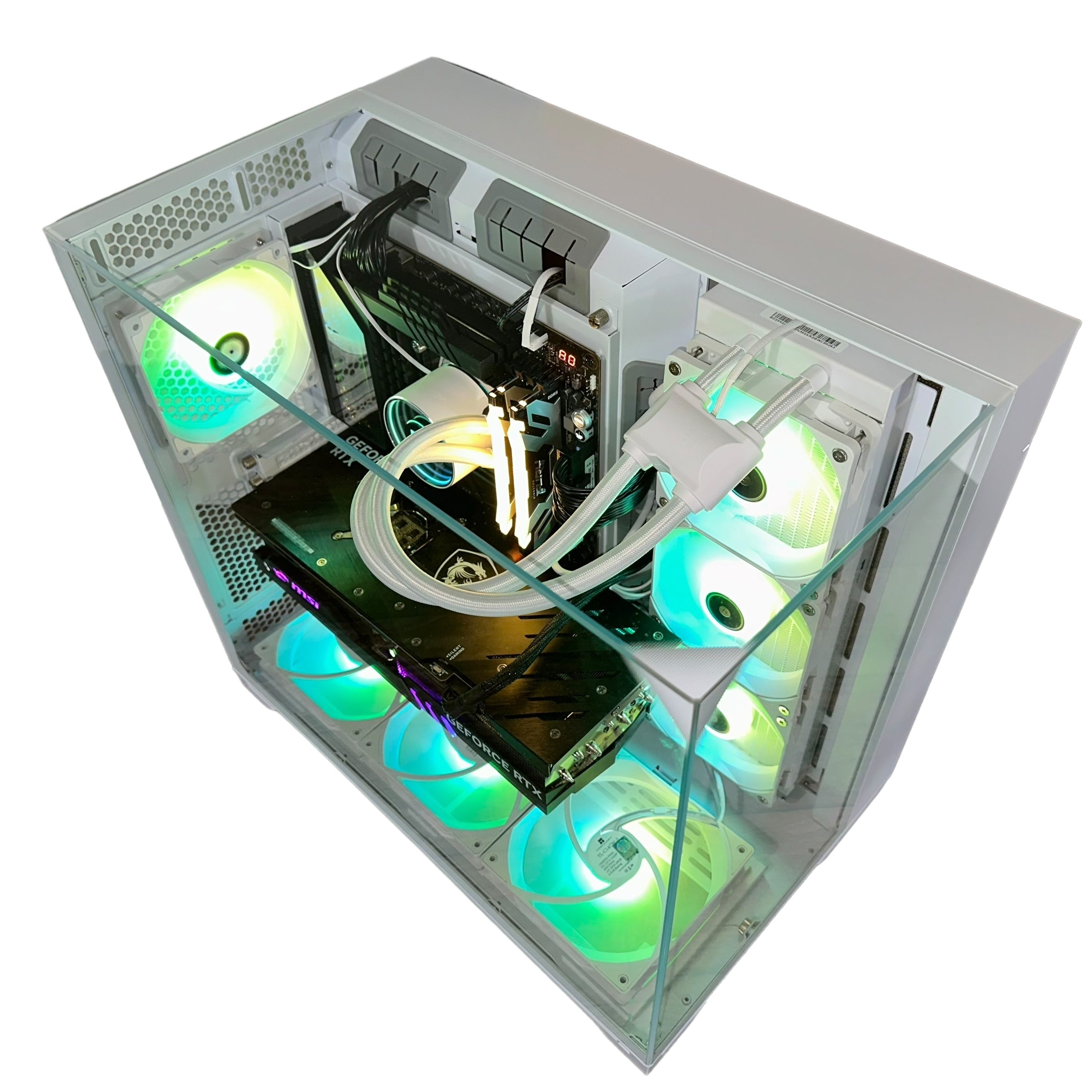 Top Tier Brand New High End 24-Core Gaming PC, ASUS ROG Maximus Hero, i9-14900K, RTX 4090 24GB, 64GB 6000mhz DDR5 RAM, 4TB NVME SSD, 8TB HDD (Options), WIFI + BT