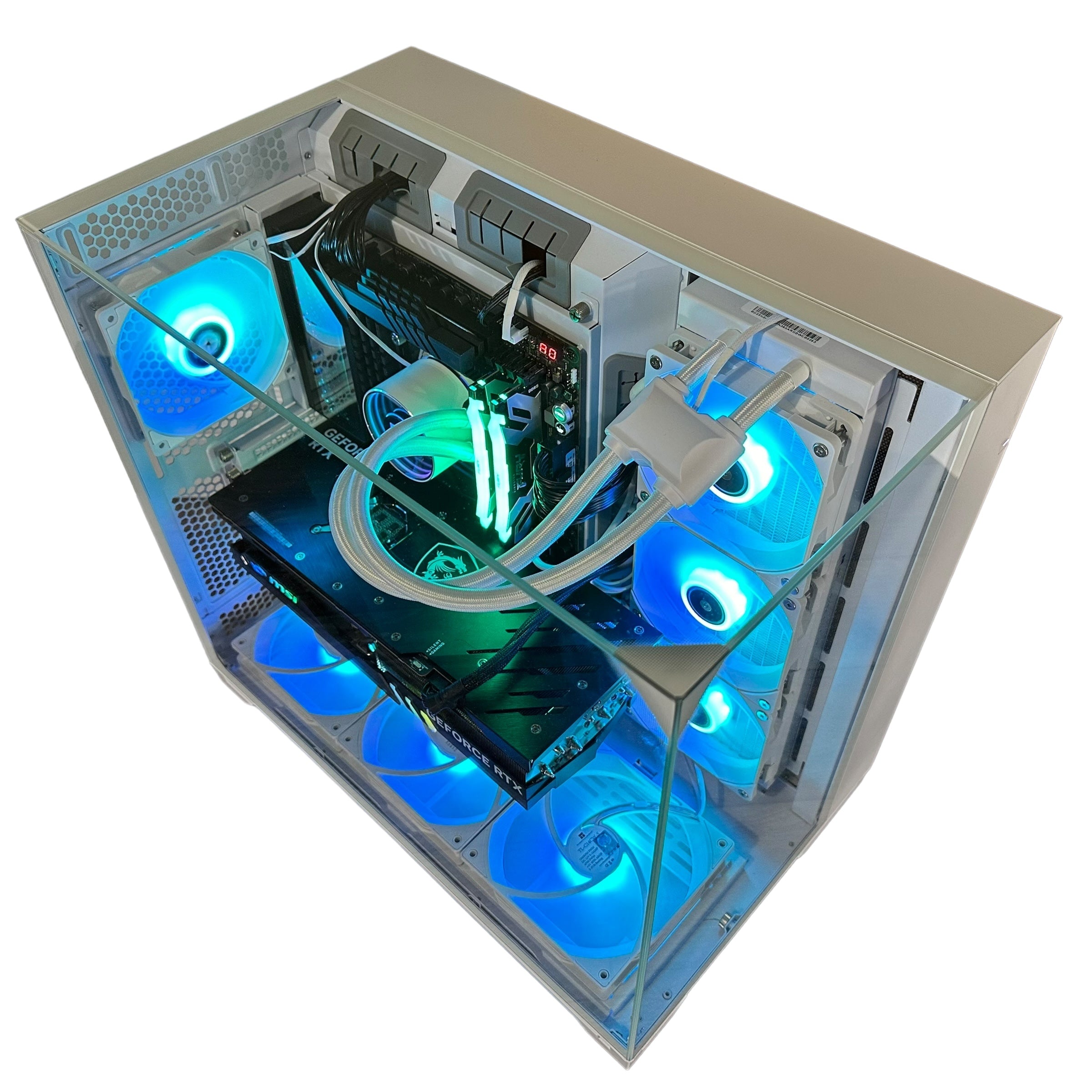 Top Tier Brand New High End 24-Core Gaming PC, ASUS ROG Maximus Hero, i9-14900K, RTX 4090 24GB, 64GB 6000mhz DDR5 RAM, 4TB NVME SSD, 8TB HDD (Options), WIFI + BT