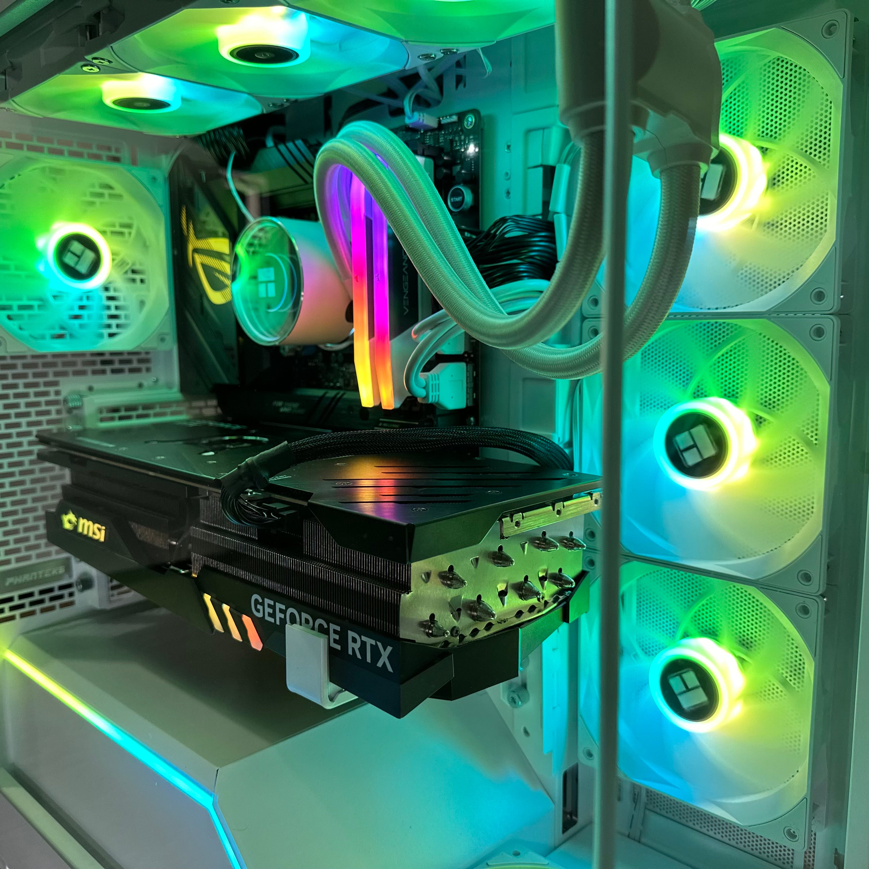 4K Top Tier Workstation i9-14900KF Gaming PC | 24-Core | RTX 5090 32GB | 64GB DDR5 6000MHz | 2TB GEN 4 NVME SSD | ASUS ROG™ | WIFI + BT | Brand New