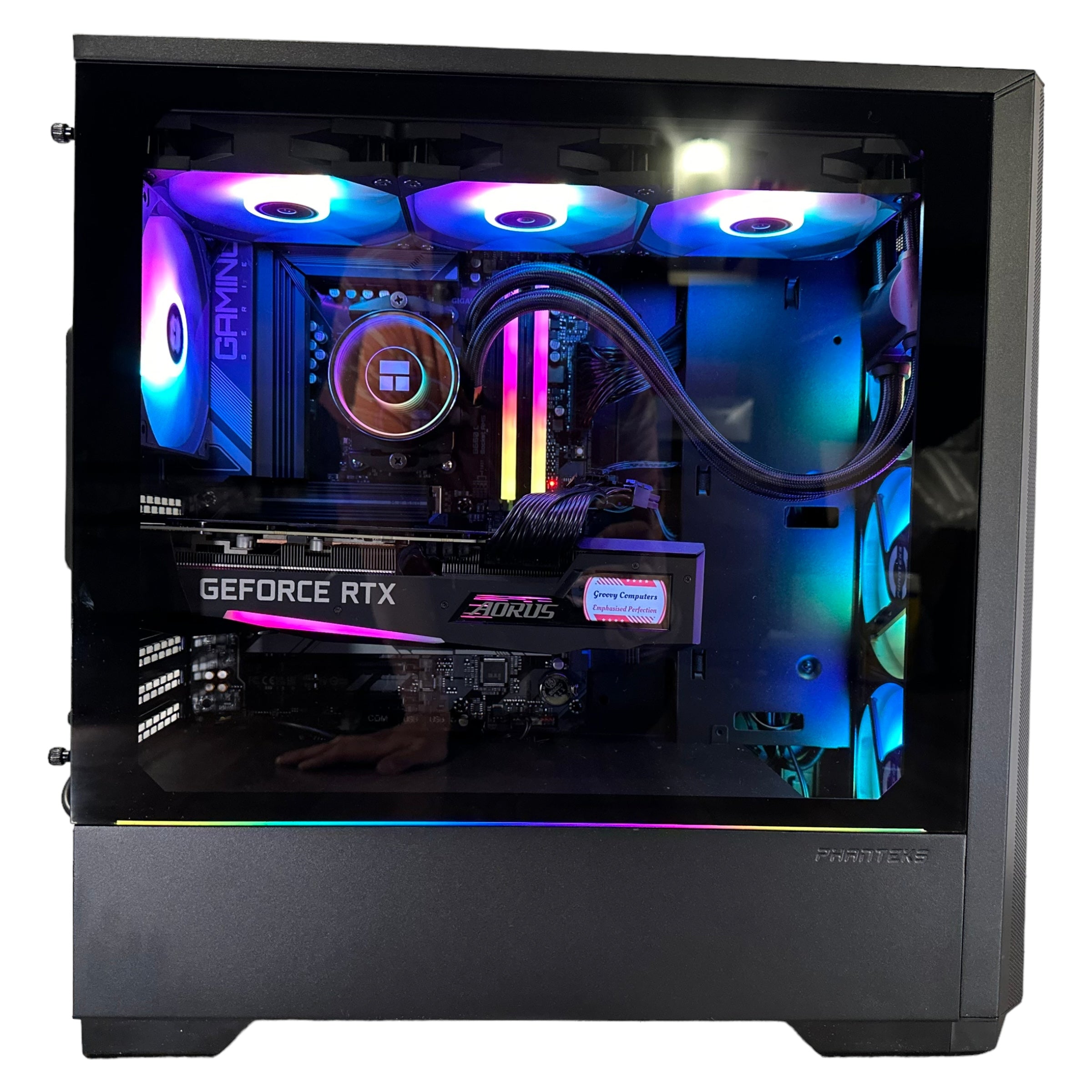 Brand New 12-Core High End Gaming PC, Aorus Ryzen 9 7900x, RTX 4070 / 4090 Options, 32GB 6400mhz DDR5 Ram, 2TB GEN 4 NVME SSD, WIFI + BT