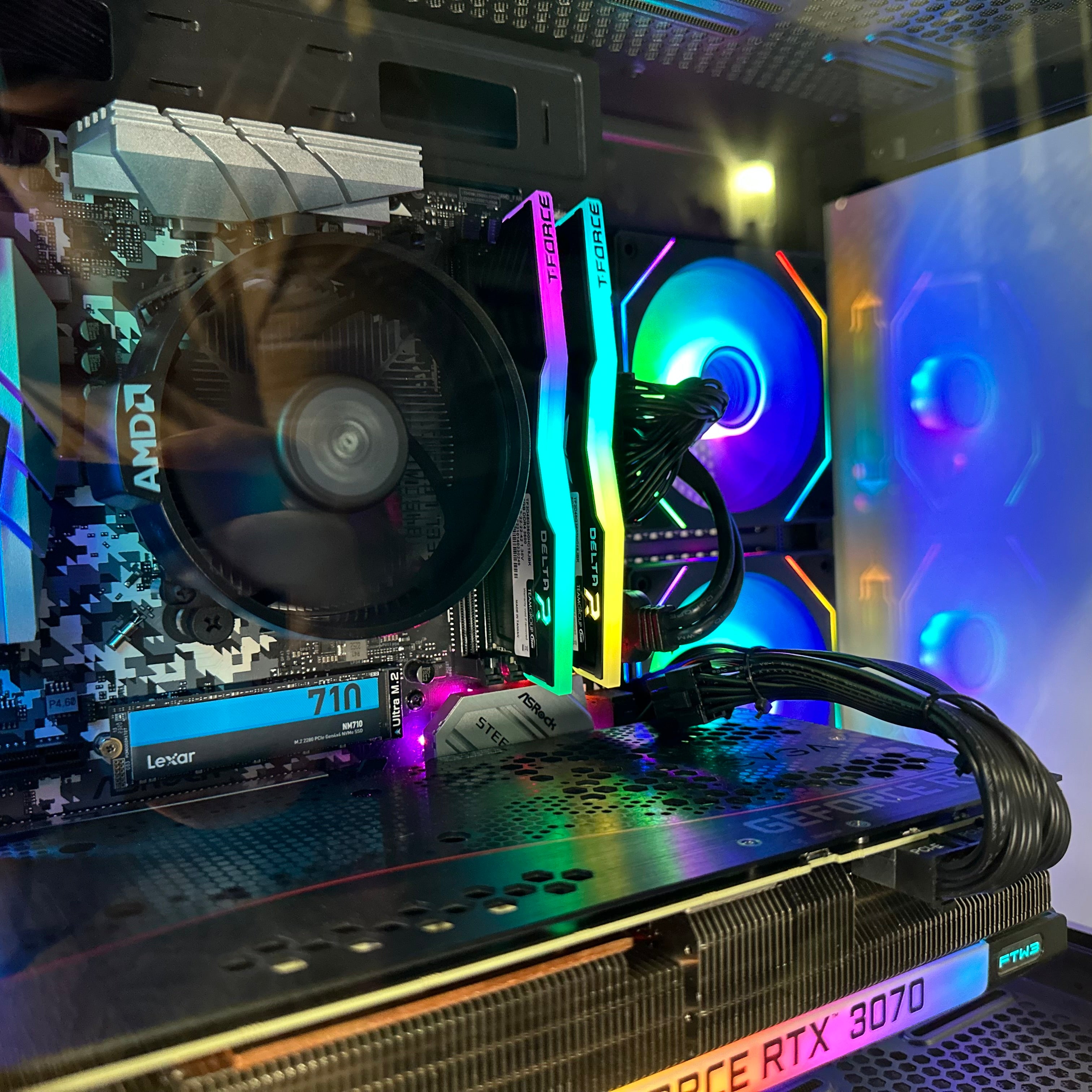 1080p Value Ryzen 5 5500 Gaming PC | 6-Core | RX 6600 8GB | 16GB RAM | 1TB NVMe SSD | STEEL LEGEND™ | Brand New