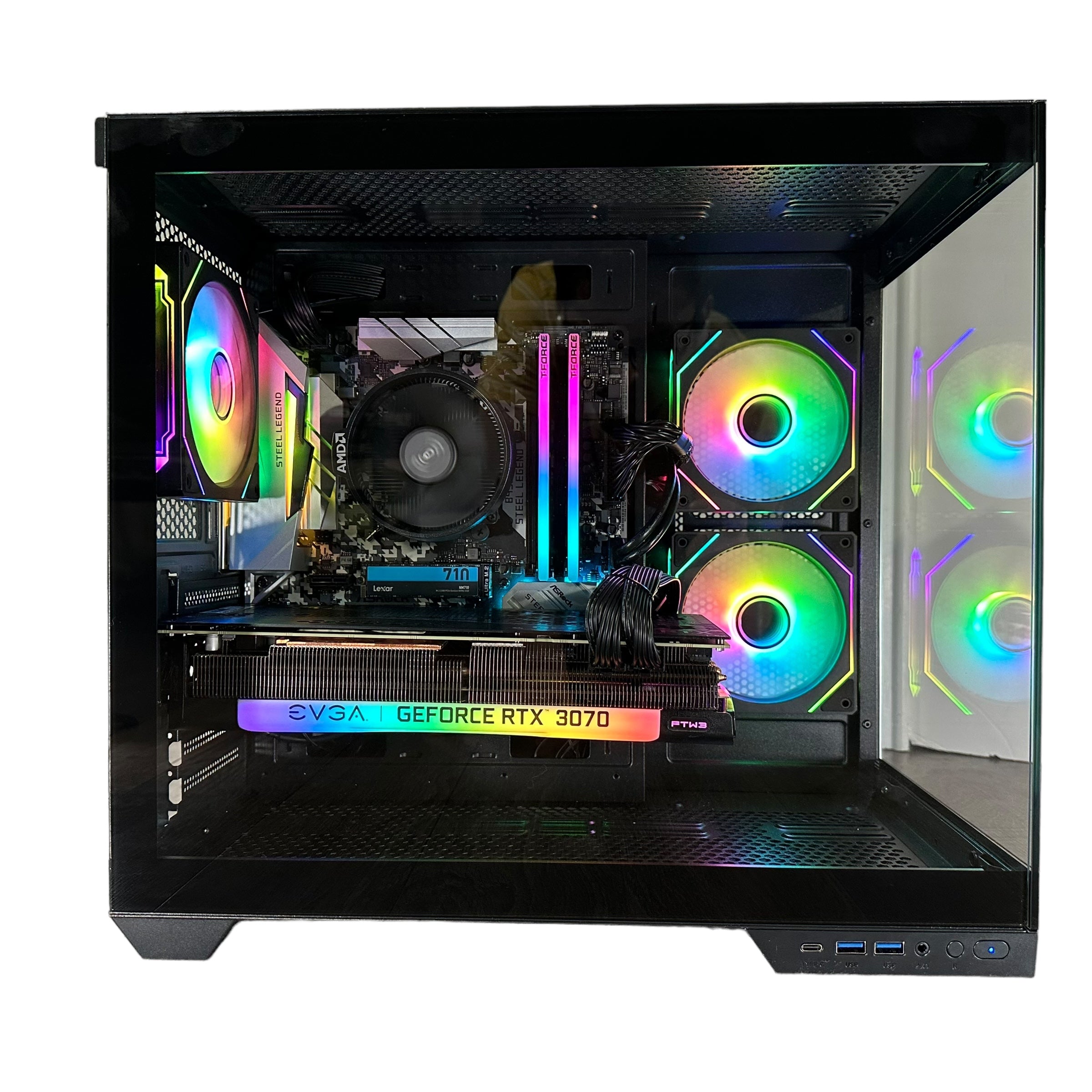 1080p Value Ryzen 5 5500 Gaming PC | 6-Core | RX 6600 8GB | 16GB RAM | 1TB NVMe SSD | STEEL LEGEND™ | Brand New