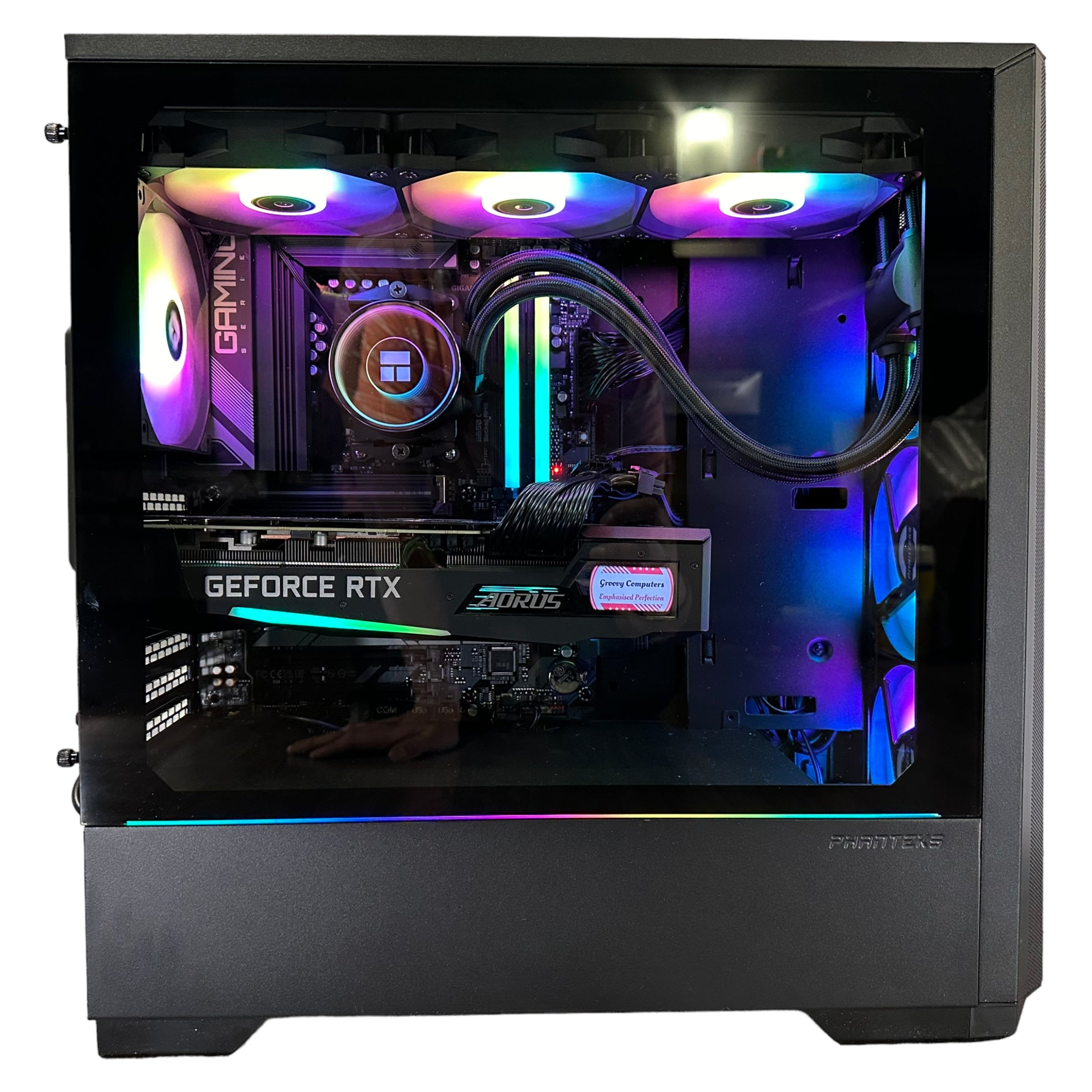 Brand New 12-Core High End Gaming PC, Aorus Ryzen 9 7900x, RTX 4070 / 4090 Options, 32GB 6400mhz DDR5 Ram, 2TB GEN 4 NVME SSD, WIFI + BT