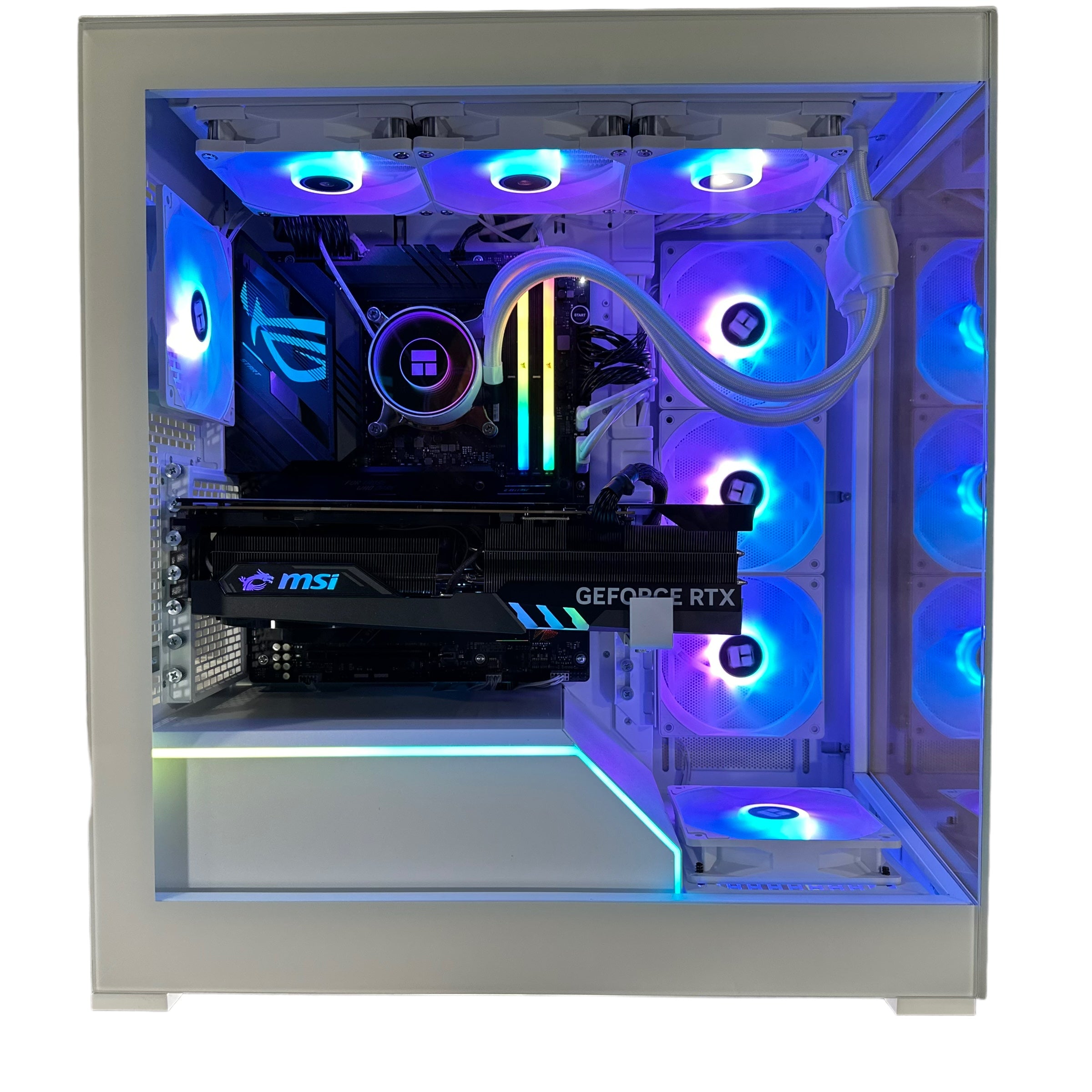4K Top Tier Workstation i9-14900KF Gaming PC | 24-Core | RTX 5090 32GB | 64GB DDR5 6000MHz | 2TB GEN 4 NVME SSD | ASUS ROG™ | WIFI + BT | Brand New