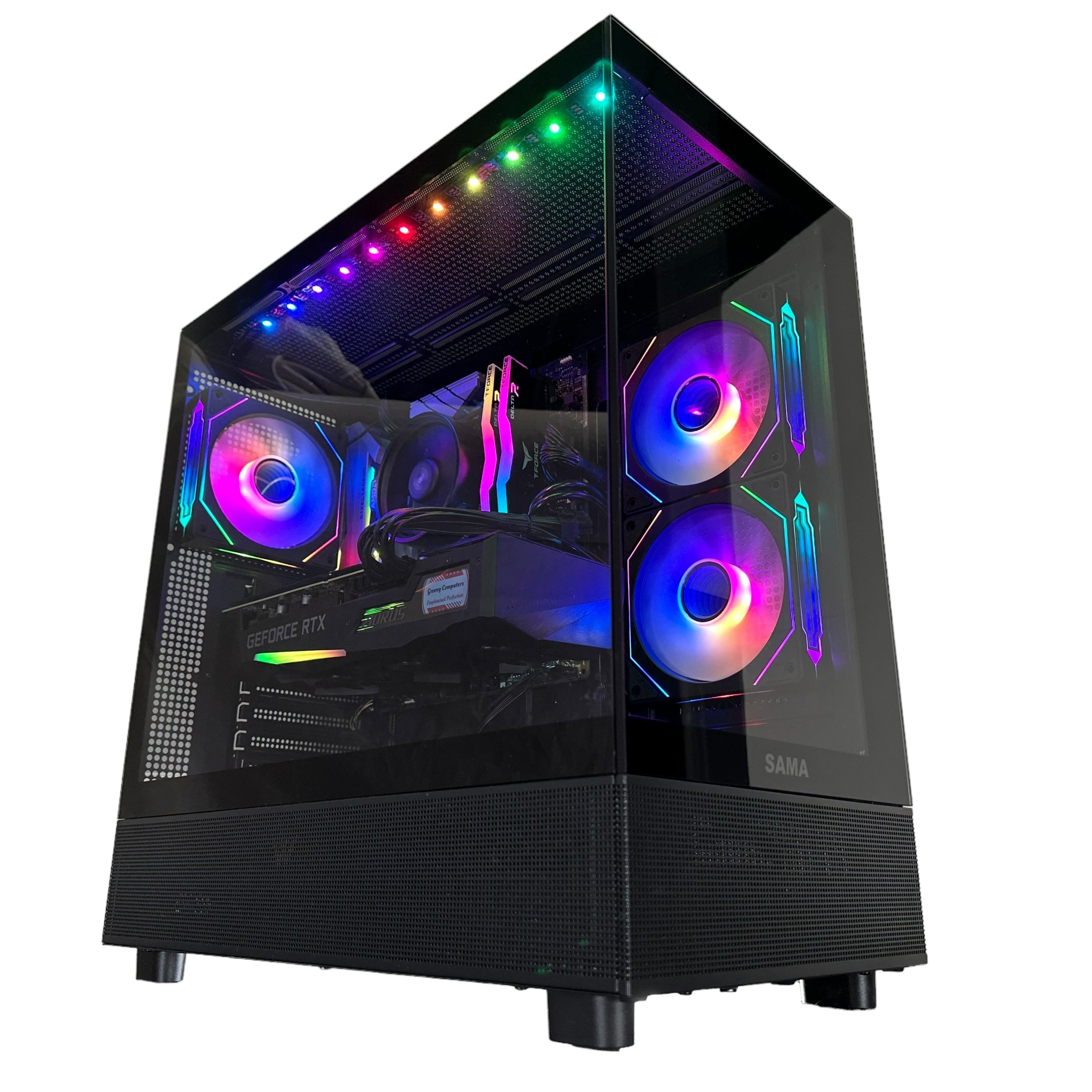 Ryzen 7 2700 Gaming PC | 8-Core | RTX 20/30/40 Series Options | 16GB RAM | 1TB SSD | STEEL LEGEND™ | Brand New - Groovy Computers