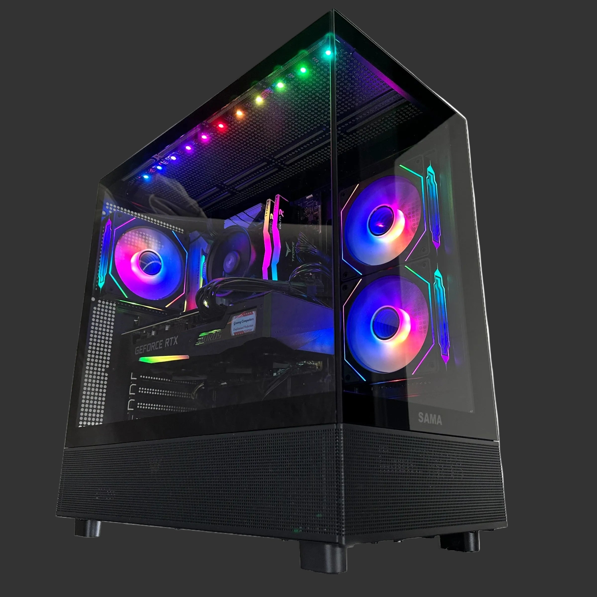 Ryzen 7 2700 Gaming PC | 8-Core | RTX 20/30/40 Series Options | 16GB RAM | 1TB SSD | STEEL LEGEND™ | Brand New - Groovy Computers