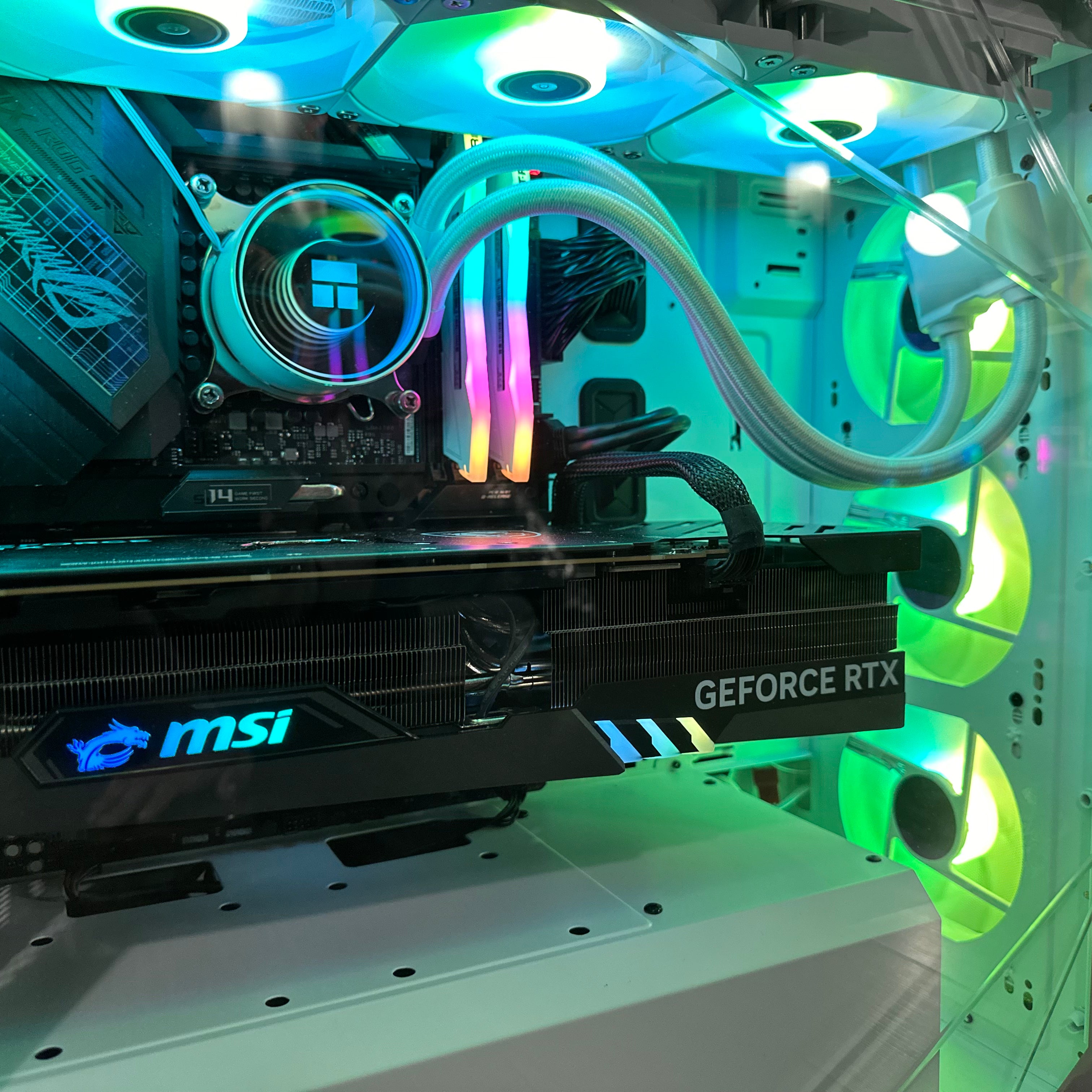Top Tier Brand New High End 24-Core Gaming PC ASUS ROG, i9-13900KF, RTX 4090 24GB Options, 32GB 6400mhz DDR5 RAM, 2TB NVME SSD, WIFI + BT