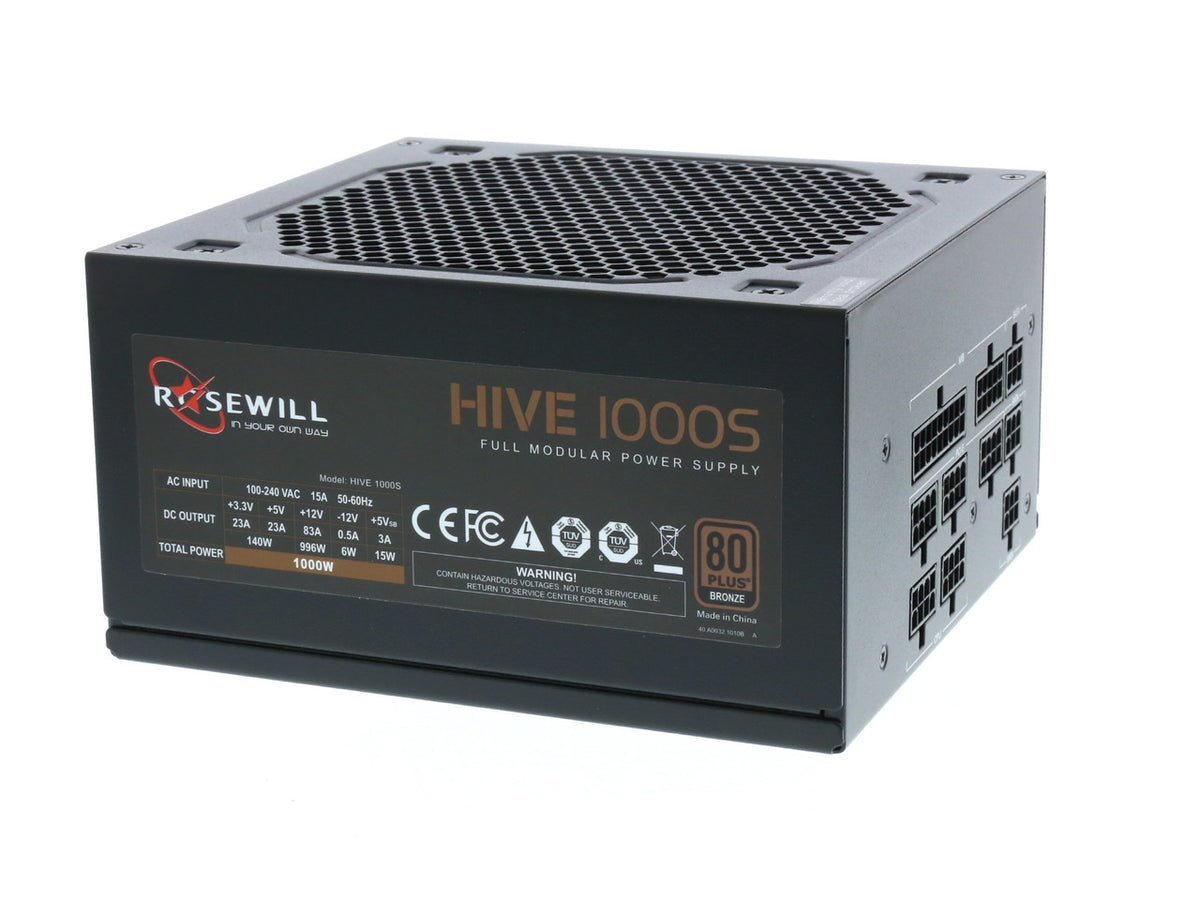 Rosewill HIVE-1000S 1000W Bronze Modular PSU - Open Box Tested