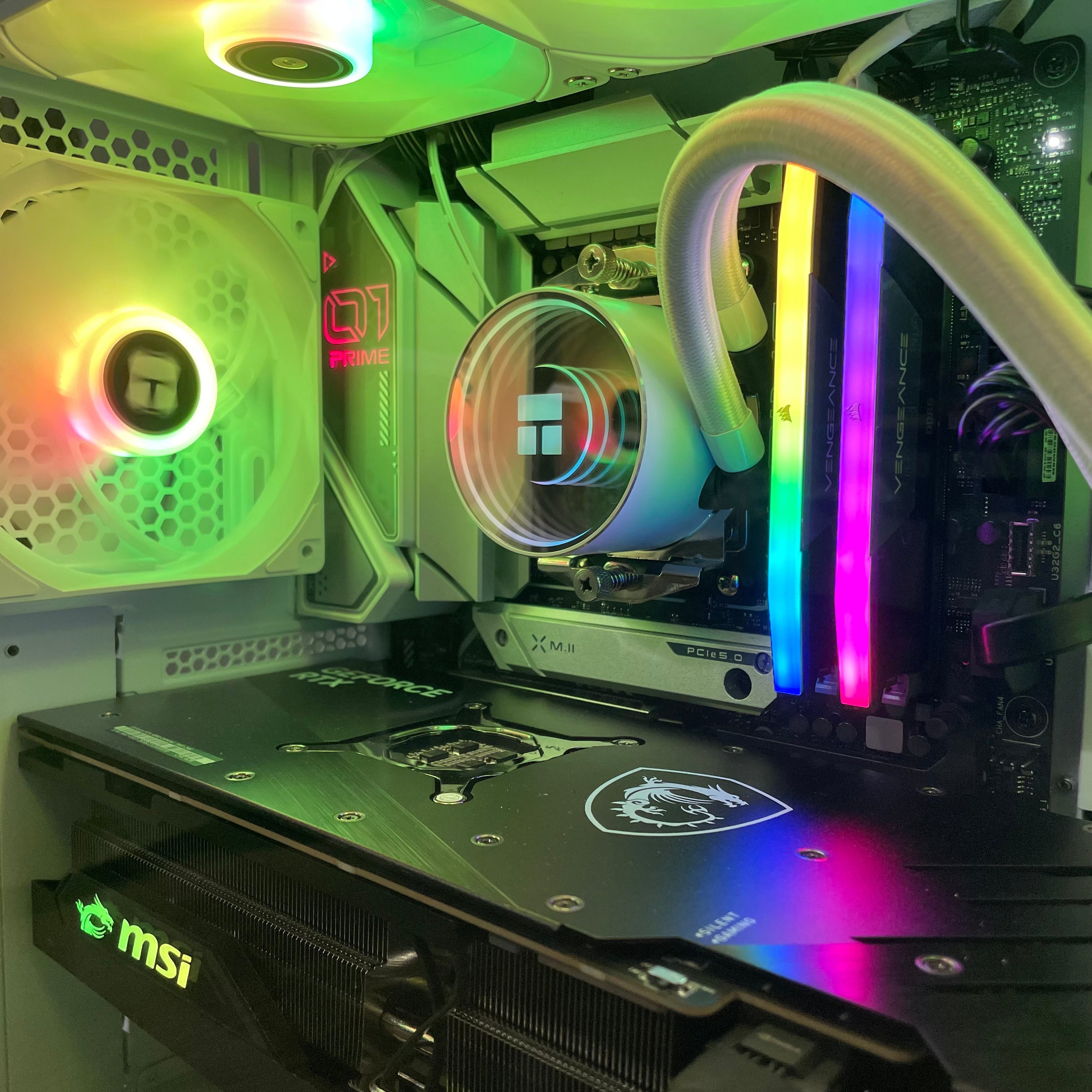 4K Workstaton Ryzen 9 7950X3D Gaming PC | 16-Core | RTX 5090 32GB | 32GB DDR5 6000MHz | 2TB NVMe SSD | ASUS™ Prime | WIFI + BT | Brand New