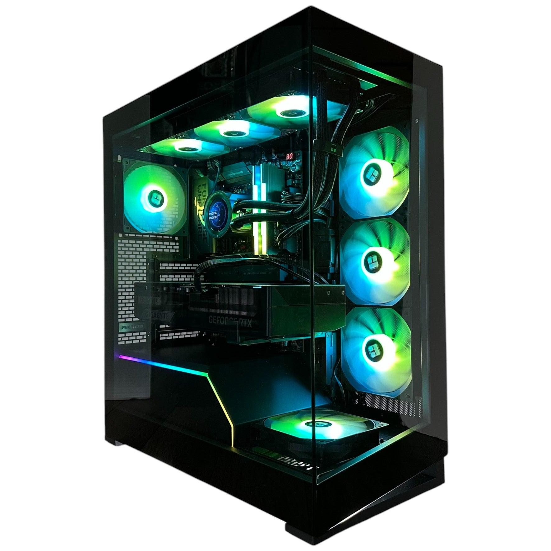 Only 1 Available🔥 Ultimate Ryzen 9 9950X3D 16-Core Workstation Gaming PC – ASUS ROG X870E-E | RTX 5090 32GB | 96GB DDR5 5600mhz RAM | 4TB Gen 4 SSD + 8TB HDD (Options)