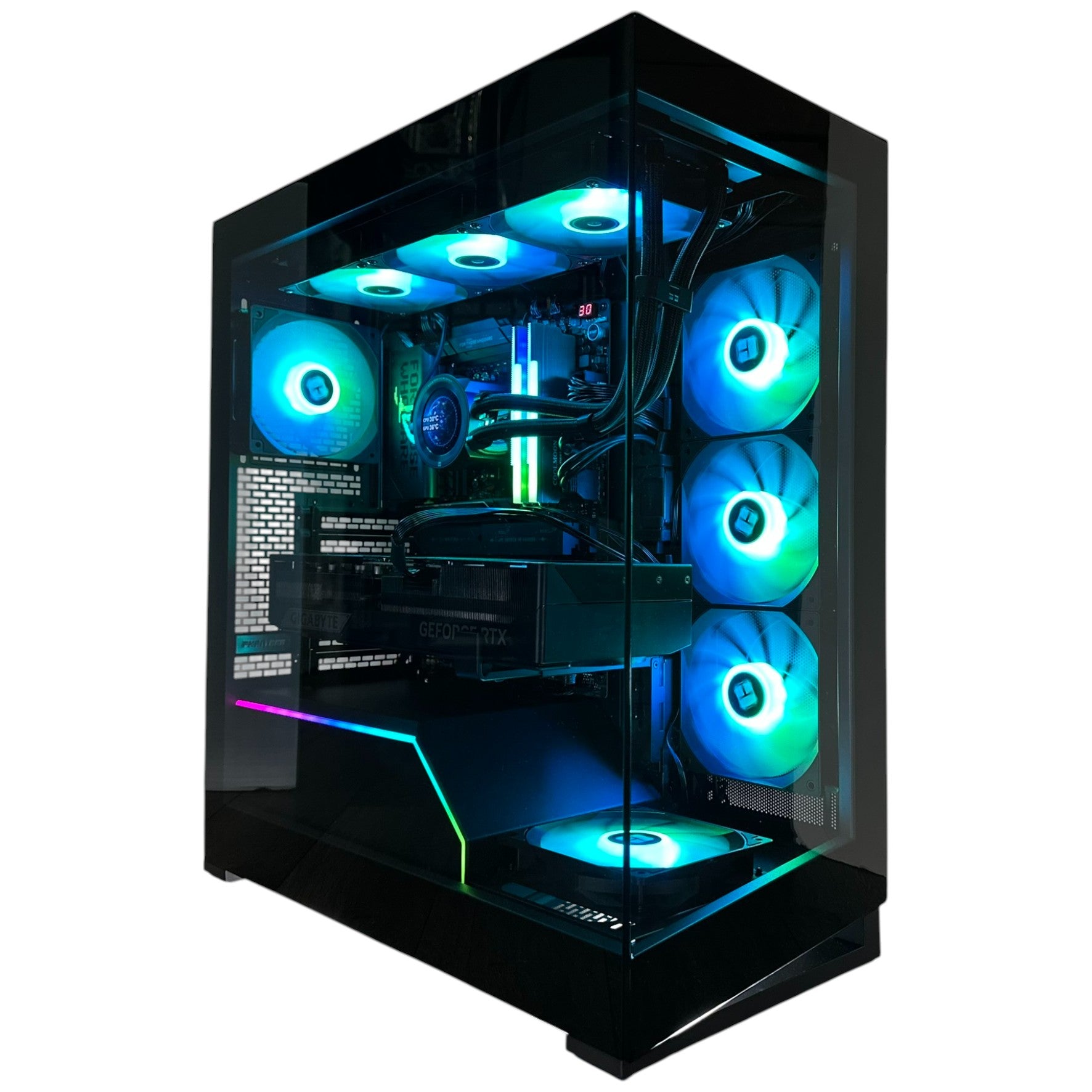 Only 1 Available🔥 Ultimate Ryzen 9 9950X3D 16-Core Workstation Gaming PC – ASUS ROG X870E-E | RTX 5090 32GB | 96GB DDR5 5600mhz RAM | 4TB Gen 4 SSD + 8TB HDD (Options)