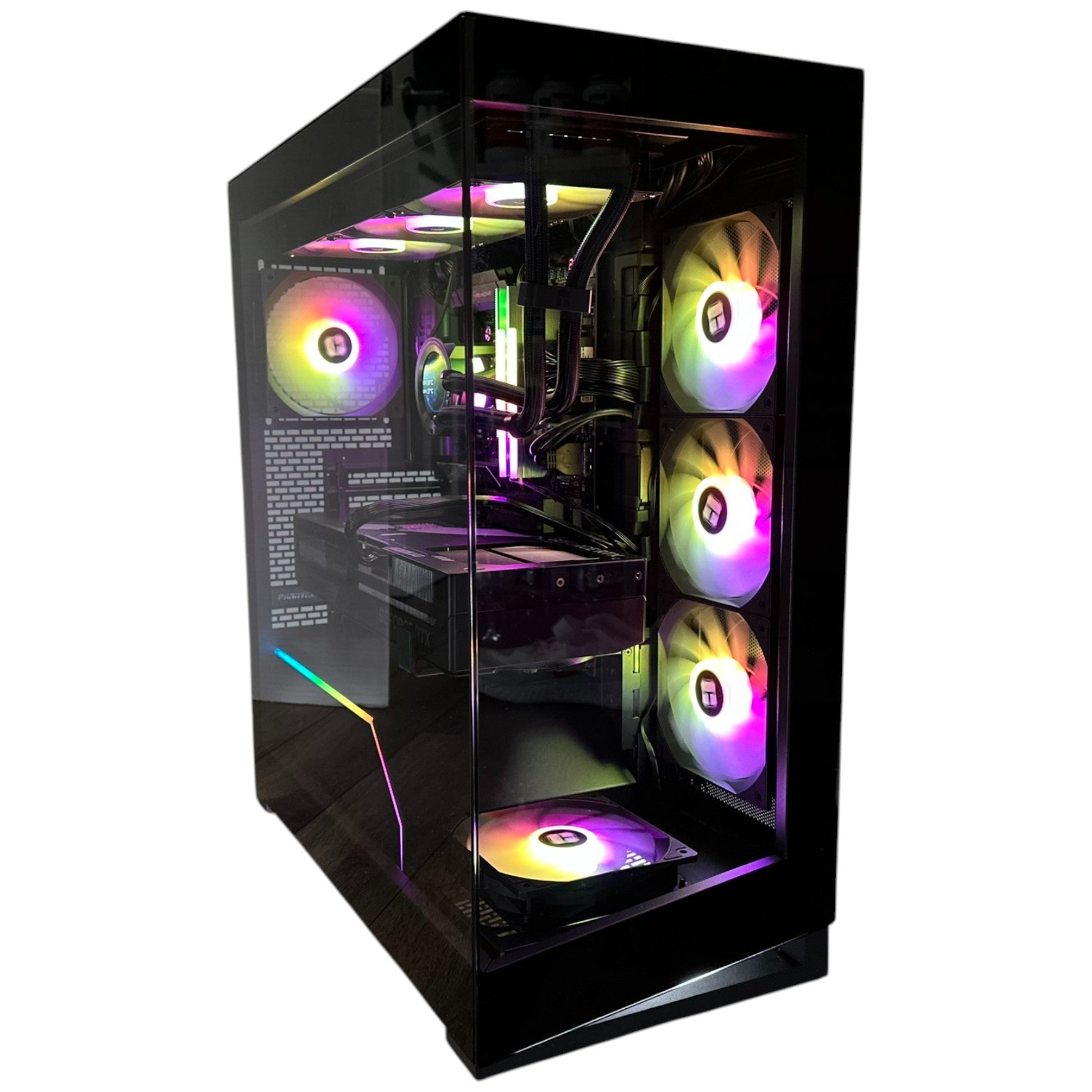 Only 1 Available🔥 Ultimate Ryzen 9 9950X3D 16-Core Workstation Gaming PC – ASUS ROG X870E-E | RTX 5090 32GB | 96GB DDR5 5600mhz RAM | 4TB Gen 4 SSD + 8TB HDD (Options)