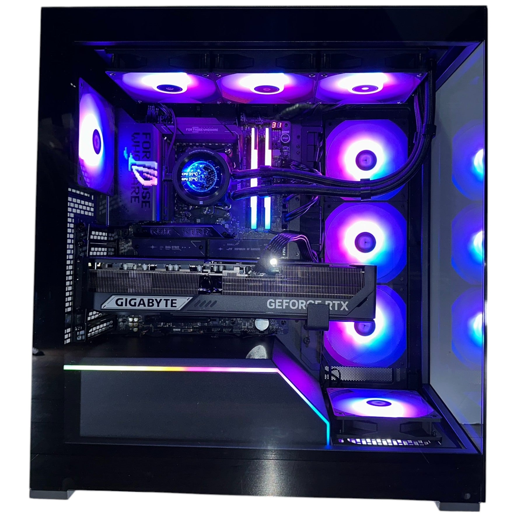 Only 1 Available🔥 Ultimate Ryzen 9 9950X3D 16-Core Workstation Gaming PC – ASUS ROG X870E-E | RTX 5090 32GB | 96GB DDR5 5600mhz RAM | 4TB Gen 4 SSD + 8TB HDD (Options)