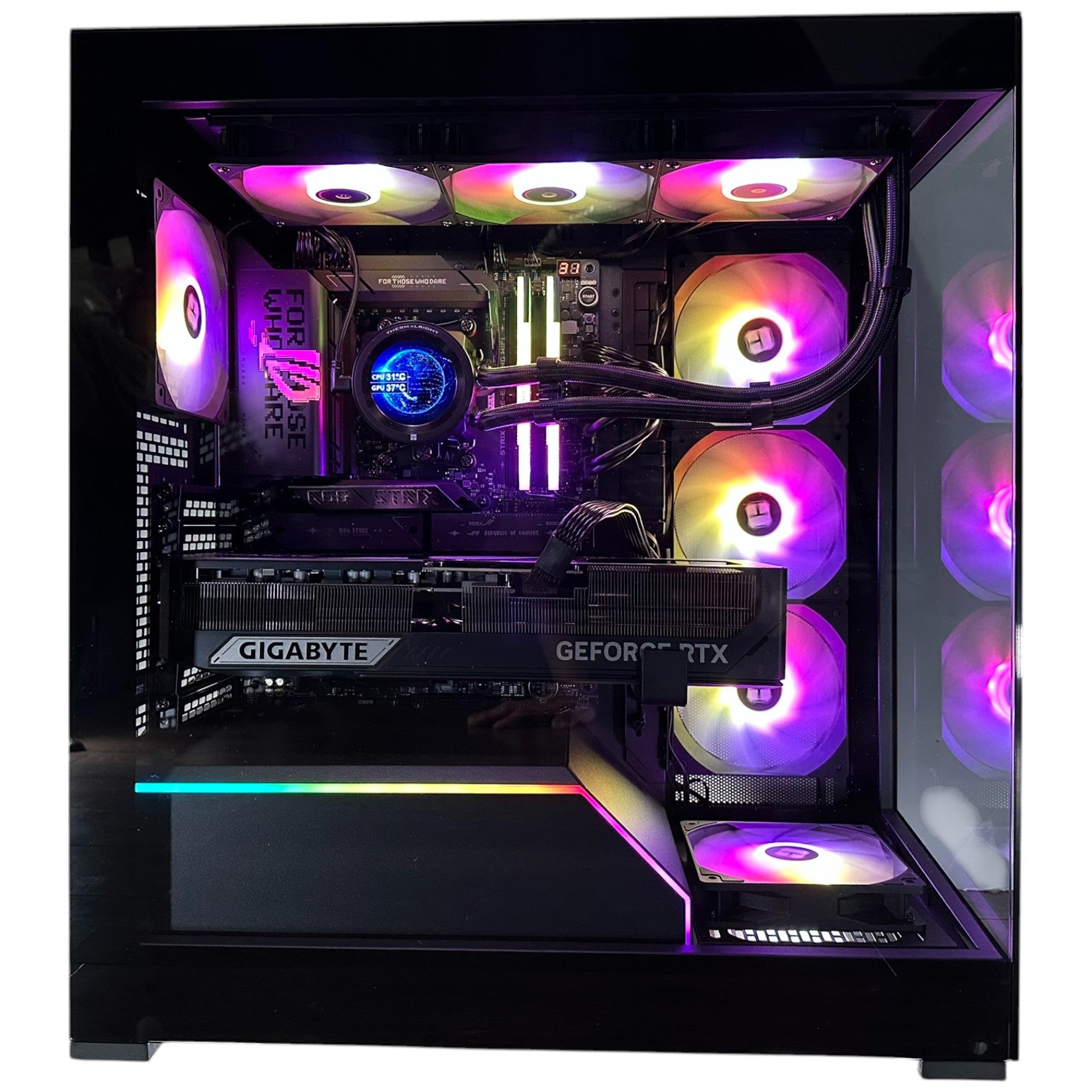 Only 1 Available🔥 Ultimate Ryzen 9 9950X3D 16-Core Workstation Gaming PC – ASUS ROG X870E-E | RTX 5090 32GB | 96GB DDR5 5600mhz RAM | 4TB Gen 4 SSD + 8TB HDD (Options)