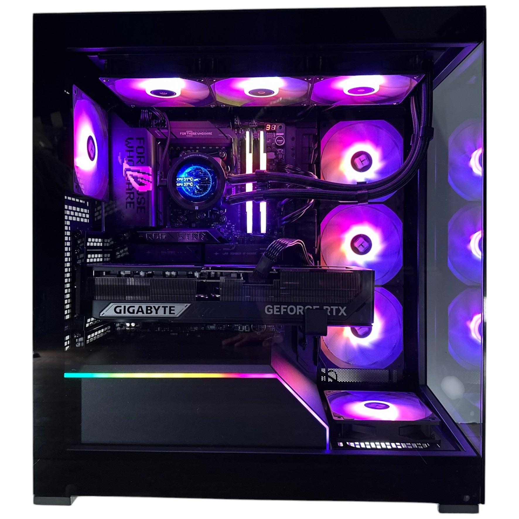 Only 1 Available🔥 Ultimate Ryzen 9 9950X3D 16-Core Workstation Gaming PC – ASUS ROG X870E-E | RTX 5090 32GB | 96GB DDR5 5600mhz RAM | 4TB Gen 4 SSD + 8TB HDD (Options)