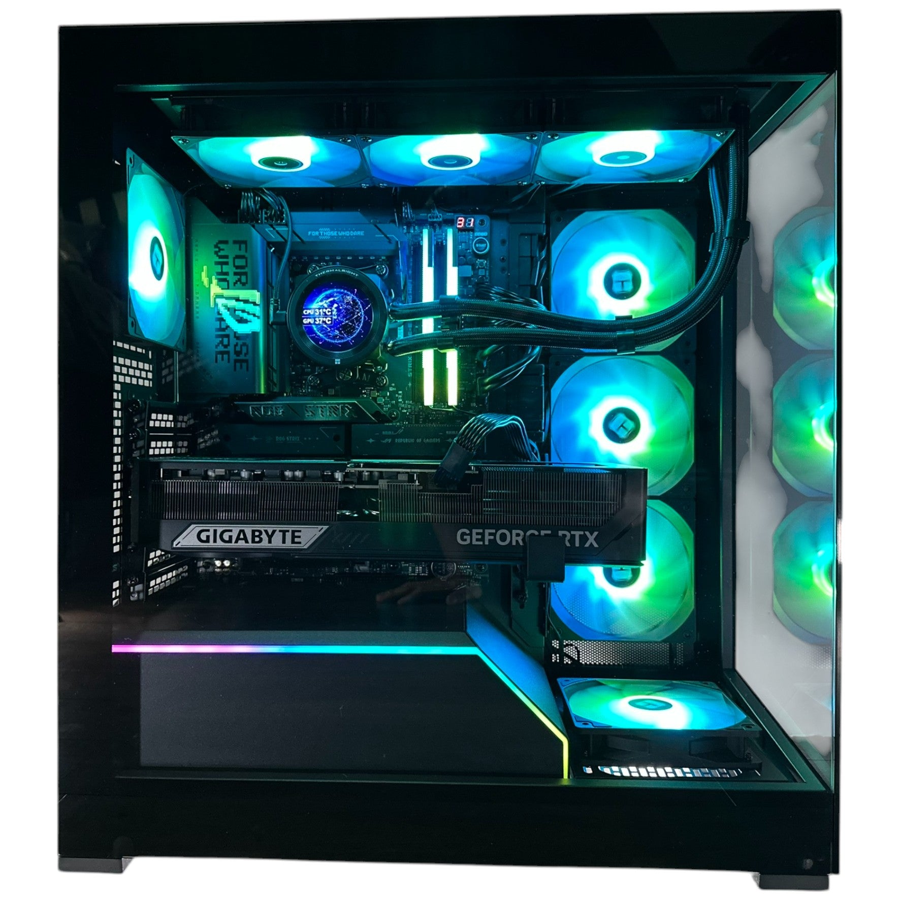 Only 1 Available🔥 Ultimate Ryzen 9 9950X3D 16-Core Workstation Gaming PC – ASUS ROG X870E-E | RTX 5090 32GB | 96GB DDR5 5600mhz RAM | 4TB Gen 4 SSD + 8TB HDD (Options)