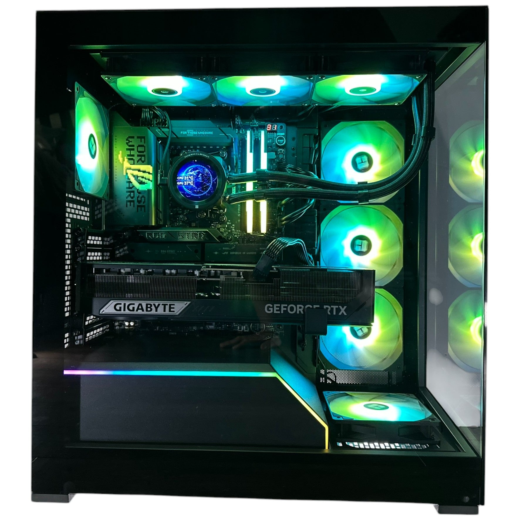 Only 1 Available🔥 Ultimate Ryzen 9 9950X3D 16-Core Workstation Gaming PC – ASUS ROG X870E-E | RTX 5090 32GB | 96GB DDR5 5600mhz RAM | 4TB Gen 4 SSD + 8TB HDD (Options)