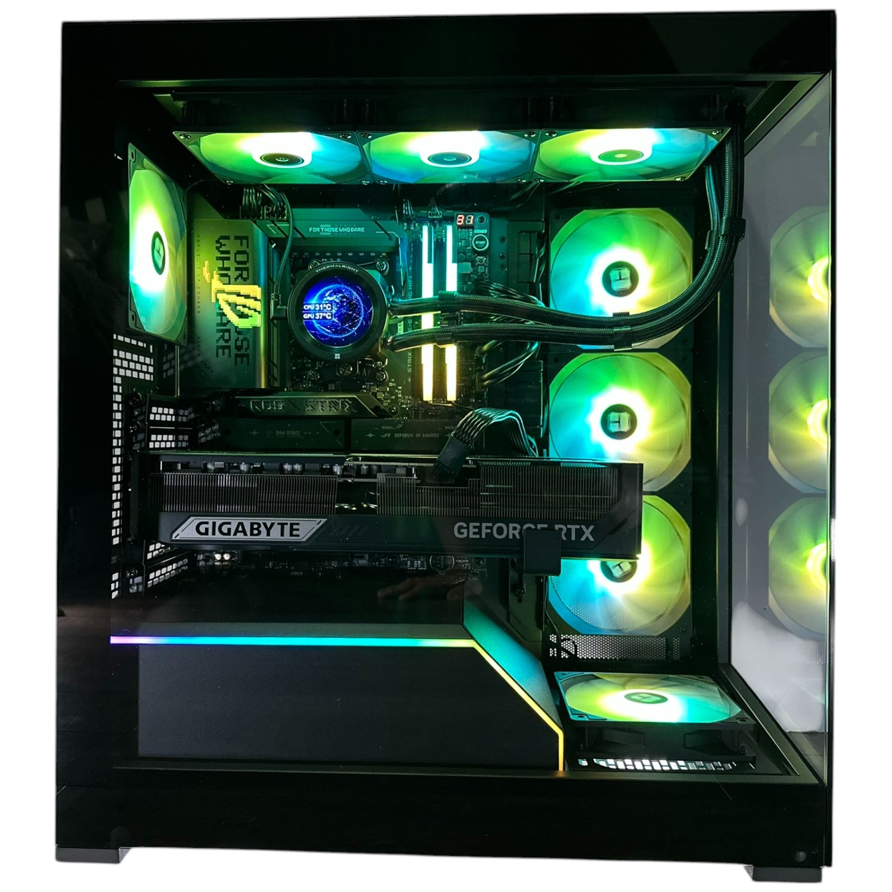 Only 1 Available🔥 Ultimate Ryzen 9 9950X3D 16-Core Workstation Gaming PC – ASUS ROG X870E-E | RTX 5090 32GB | 96GB DDR5 5600mhz RAM | 4TB Gen 4 SSD + 8TB HDD (Options)