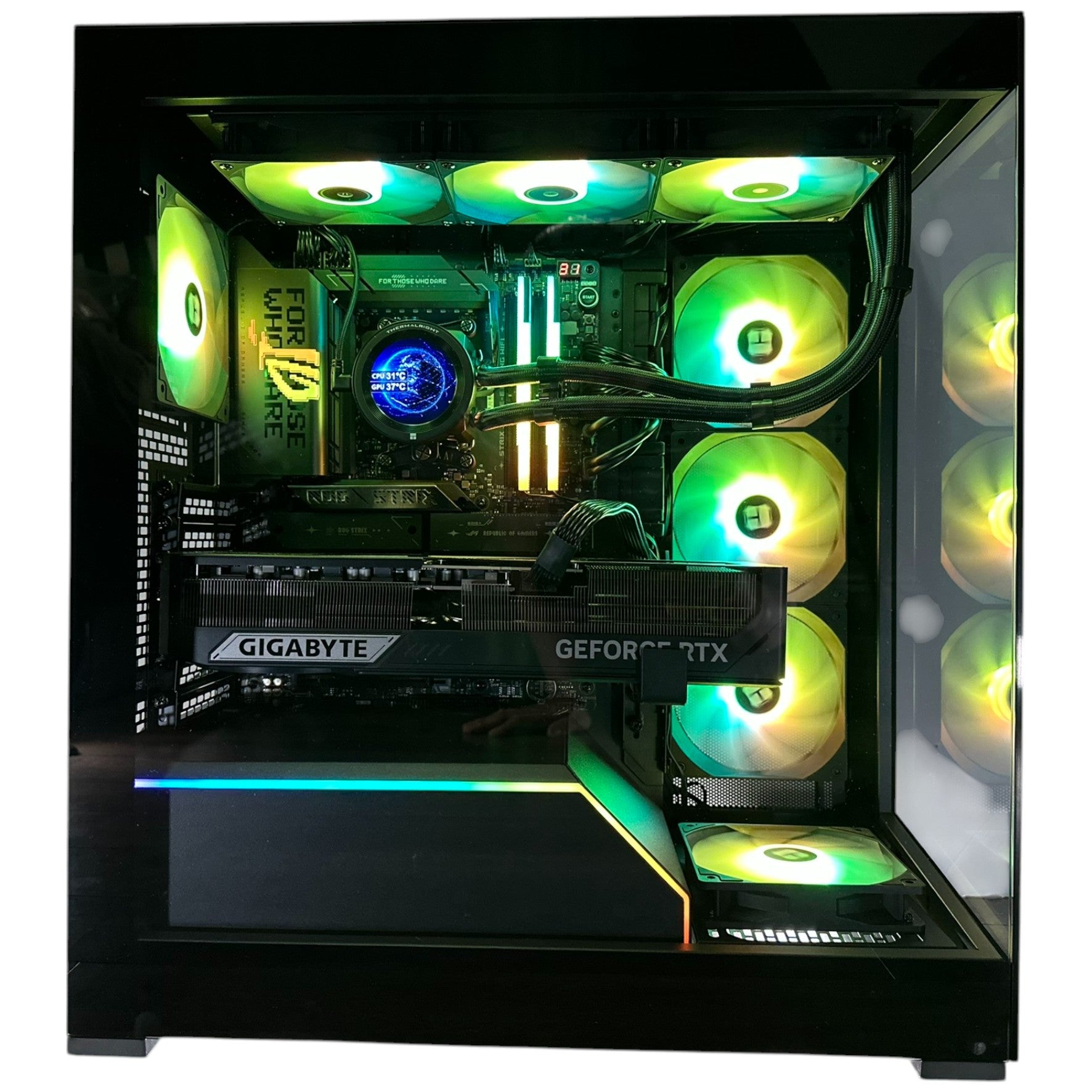 Only 1 Available🔥 Ultimate Ryzen 9 9950X3D 16-Core Workstation Gaming PC – ASUS ROG X870E-E | RTX 5090 32GB | 96GB DDR5 5600mhz RAM | 4TB Gen 4 SSD + 8TB HDD (Options)