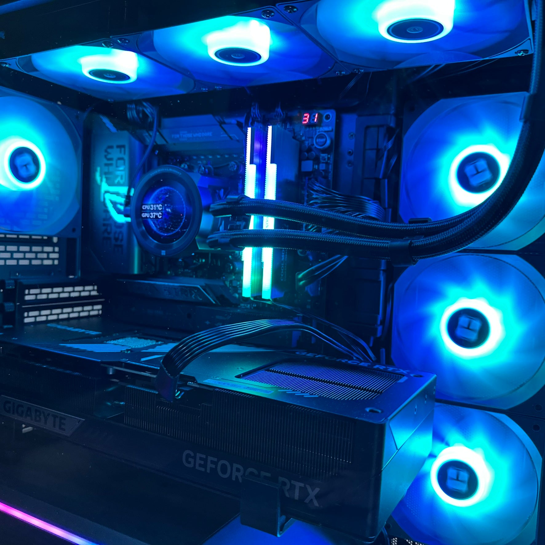 Only 1 Available🔥 Ultimate Ryzen 9 9950X3D 16-Core Workstation Gaming PC – ASUS ROG X870E-E | RTX 5090 32GB | 96GB DDR5 5600mhz RAM | 4TB Gen 4 SSD + 8TB HDD (Options)