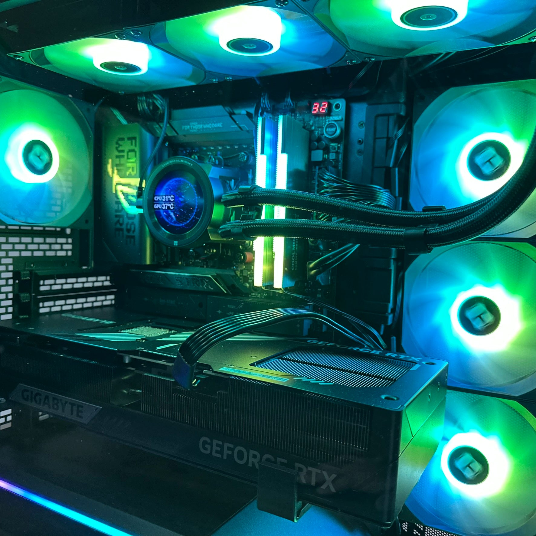 Only 1 Available🔥 Ultimate Ryzen 9 9950X3D 16-Core Workstation Gaming PC – ASUS ROG X870E-E | RTX 5090 32GB | 96GB DDR5 5600mhz RAM | 4TB Gen 4 SSD + 8TB HDD (Options)
