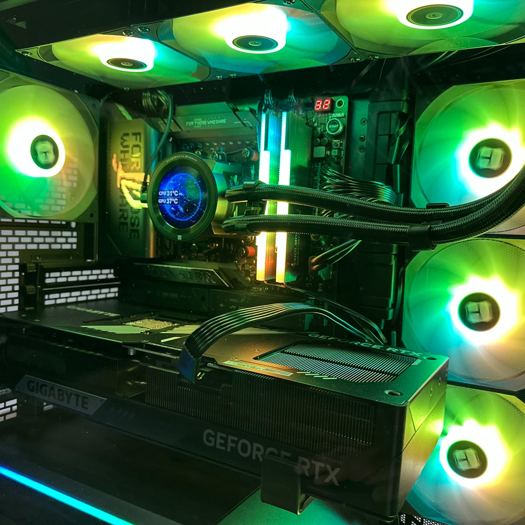 Only 1 Available🔥 Ultimate Ryzen 9 9950X3D 16-Core Workstation Gaming PC – ASUS ROG X870E-E | RTX 5090 32GB | 96GB DDR5 5600mhz RAM | 4TB Gen 4 SSD + 8TB HDD (Options)