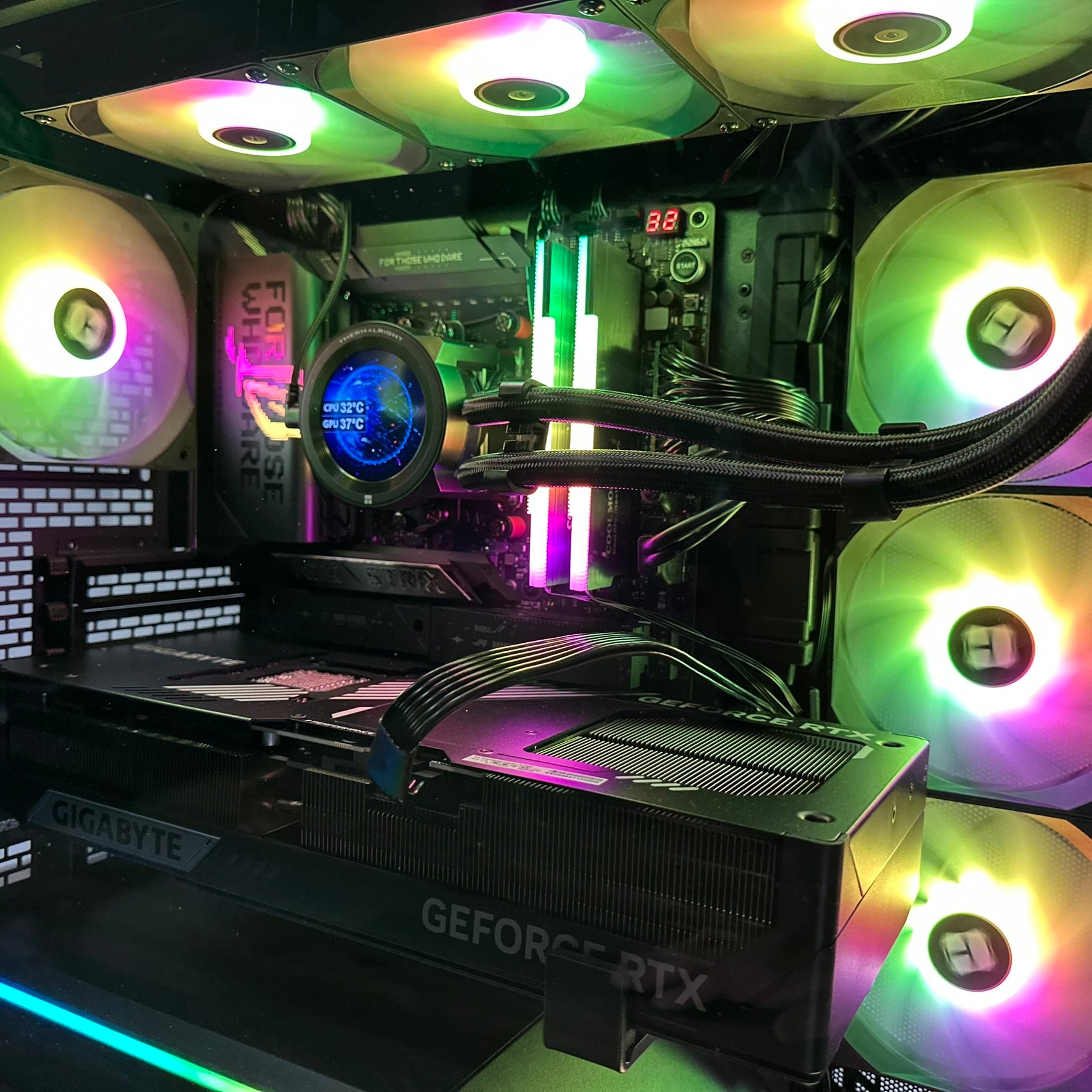 Only 1 Available🔥 Ultimate Ryzen 9 9950X3D 16-Core Workstation Gaming PC – ASUS ROG X870E-E | RTX 5090 32GB | 96GB DDR5 5600mhz RAM | 4TB Gen 4 SSD + 8TB HDD (Options)