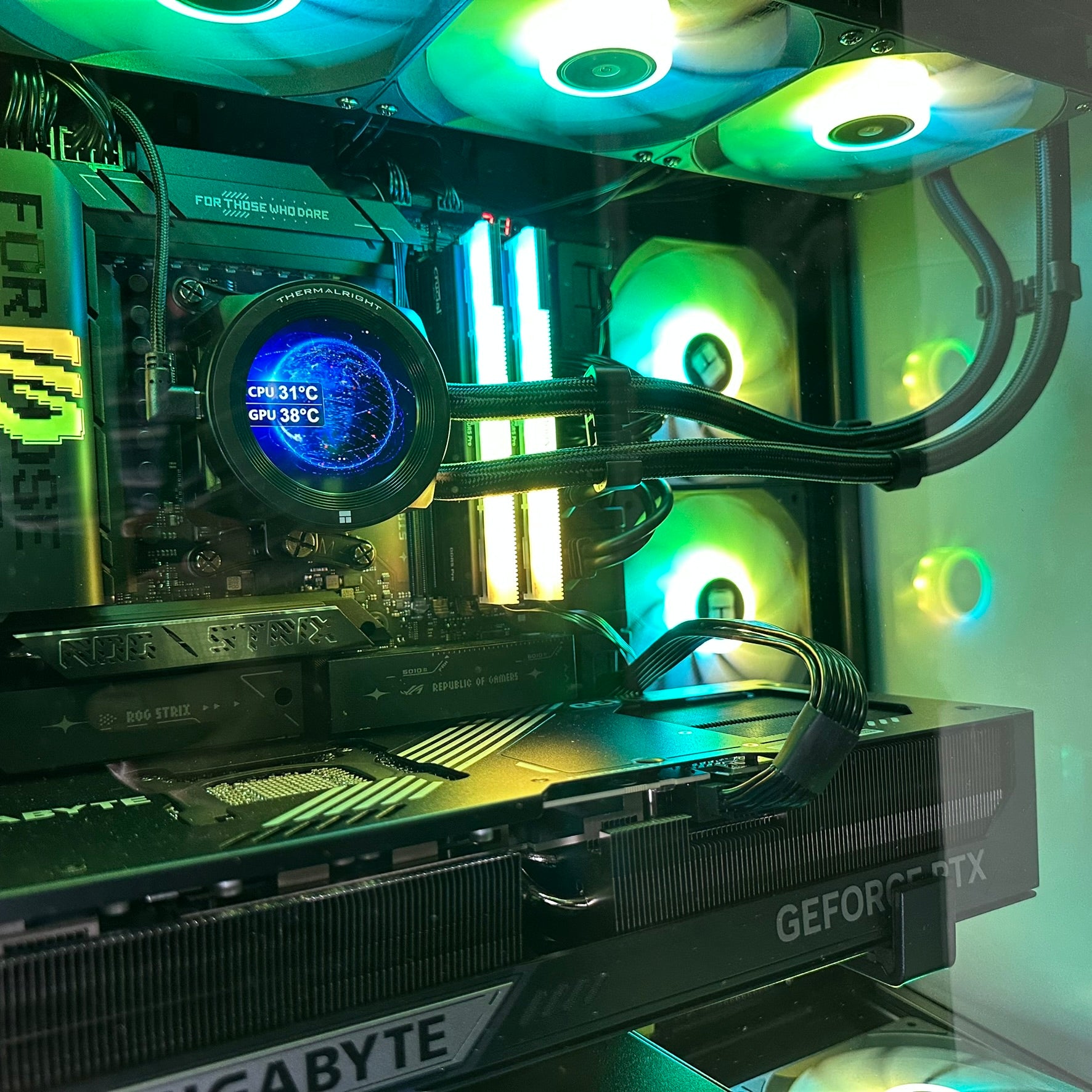 Only 1 Available🔥 Ultimate Ryzen 9 9950X3D 16-Core Workstation Gaming PC – ASUS ROG X870E-E | RTX 5090 32GB | 96GB DDR5 5600mhz RAM | 4TB Gen 4 SSD + 8TB HDD (Options)