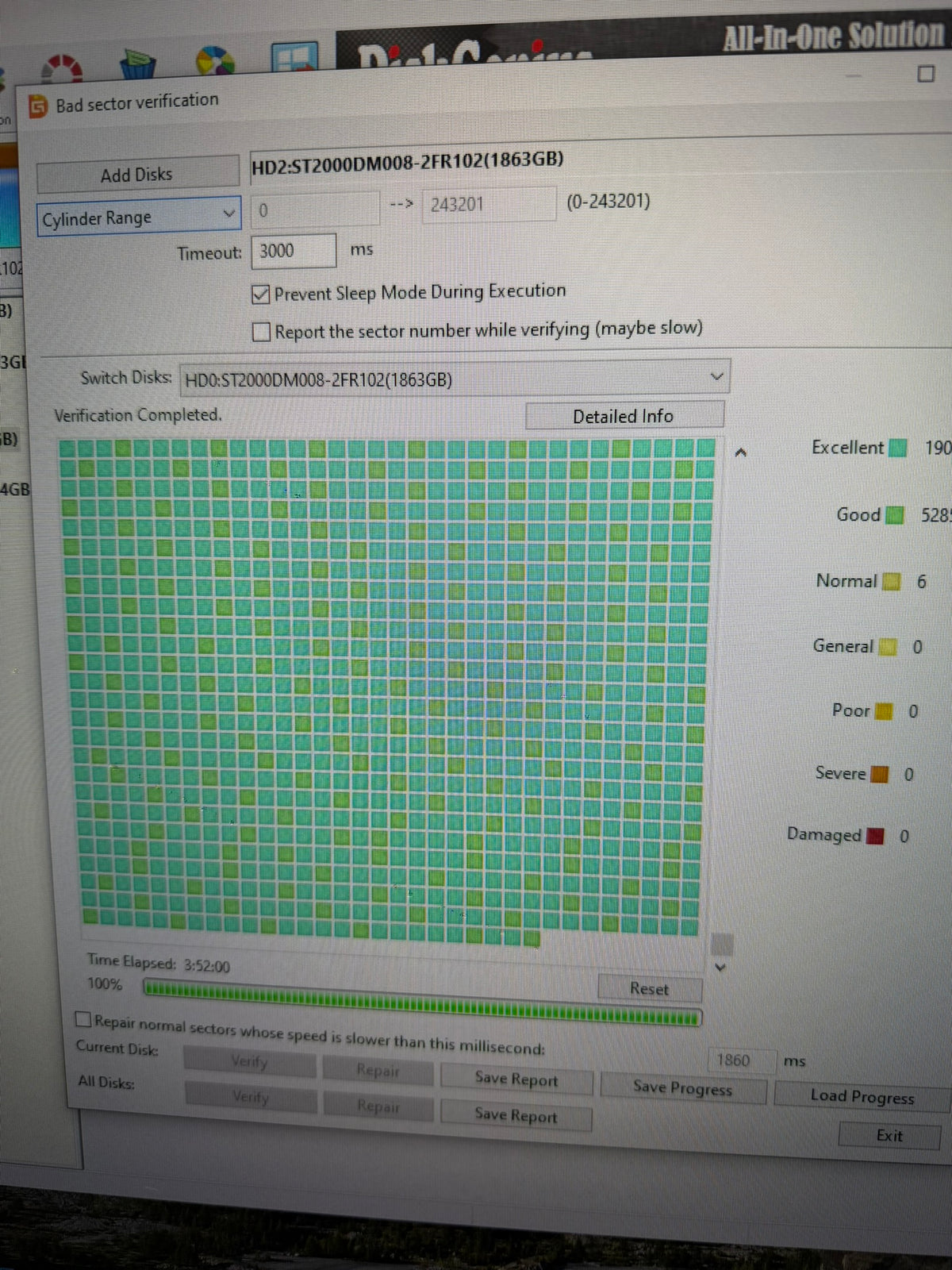 Seagate BarraCuda 2TB ST2000DM008 HDD Tested 100% Health 0 Bad Sectors See Pics