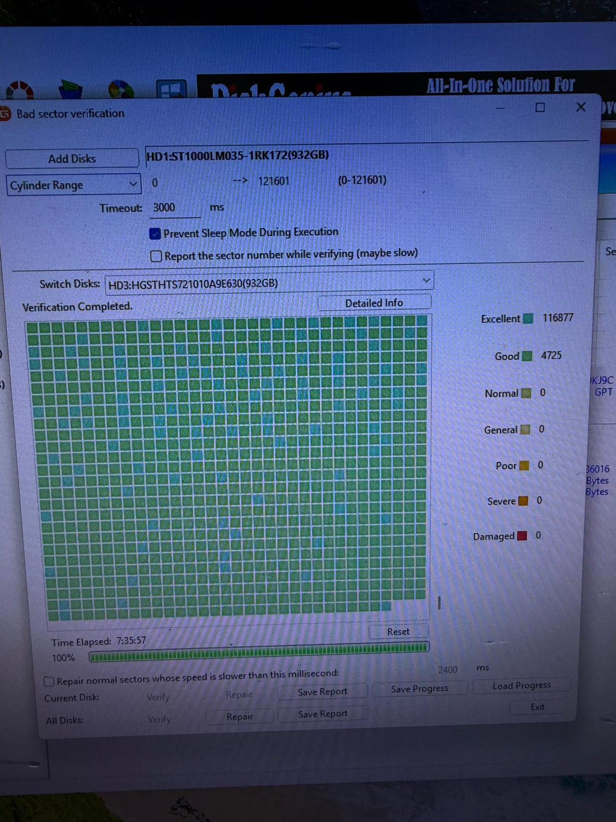 HGST Travelstar 1TB HDD 2.5" | 100% Health 0 Bad Sectors See Pics