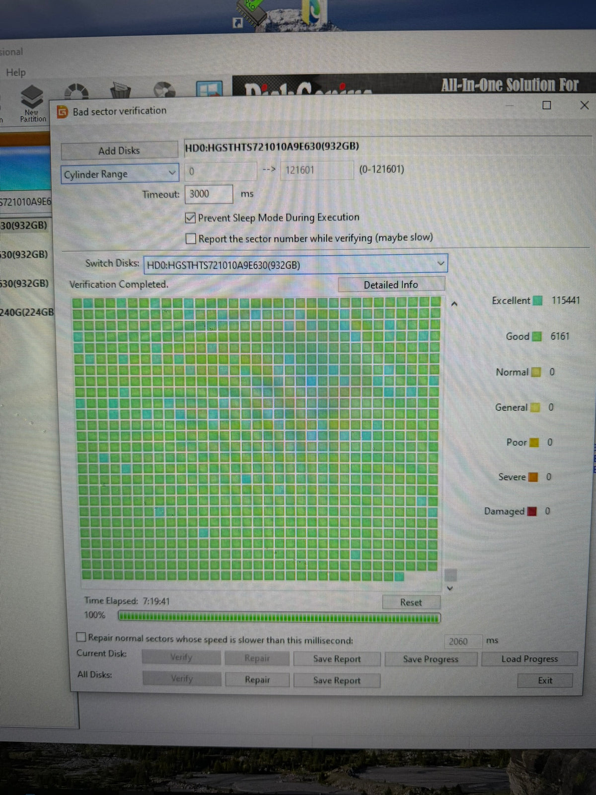 HGST Travelstar 1TB HDD 2.5" | 100% Health 0 Bad Sectors See Pics
