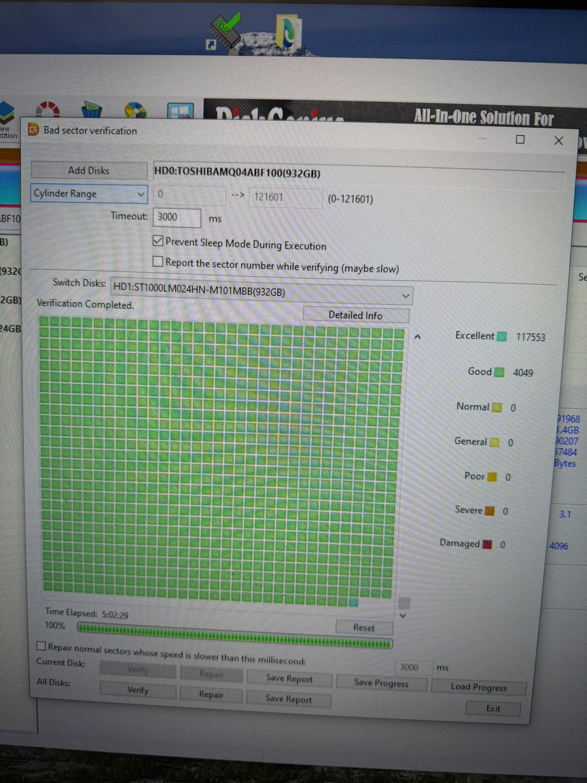 Samsung Seagate 1TB HDD 2.5" | 100% Health 0 Bad Sectors See Pics