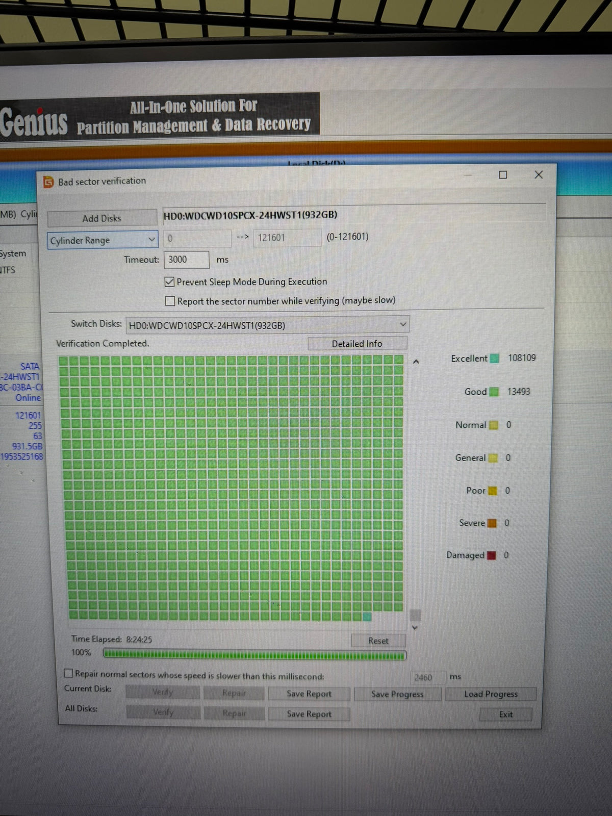 WD Blue Slim 1TB HDD 2.5" | 100% Health 0 Bad Sectors See Pics