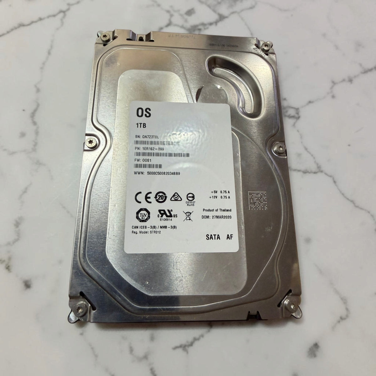 OS OEM 1TB HDD 3.5" SATA - Open Box - See Pics