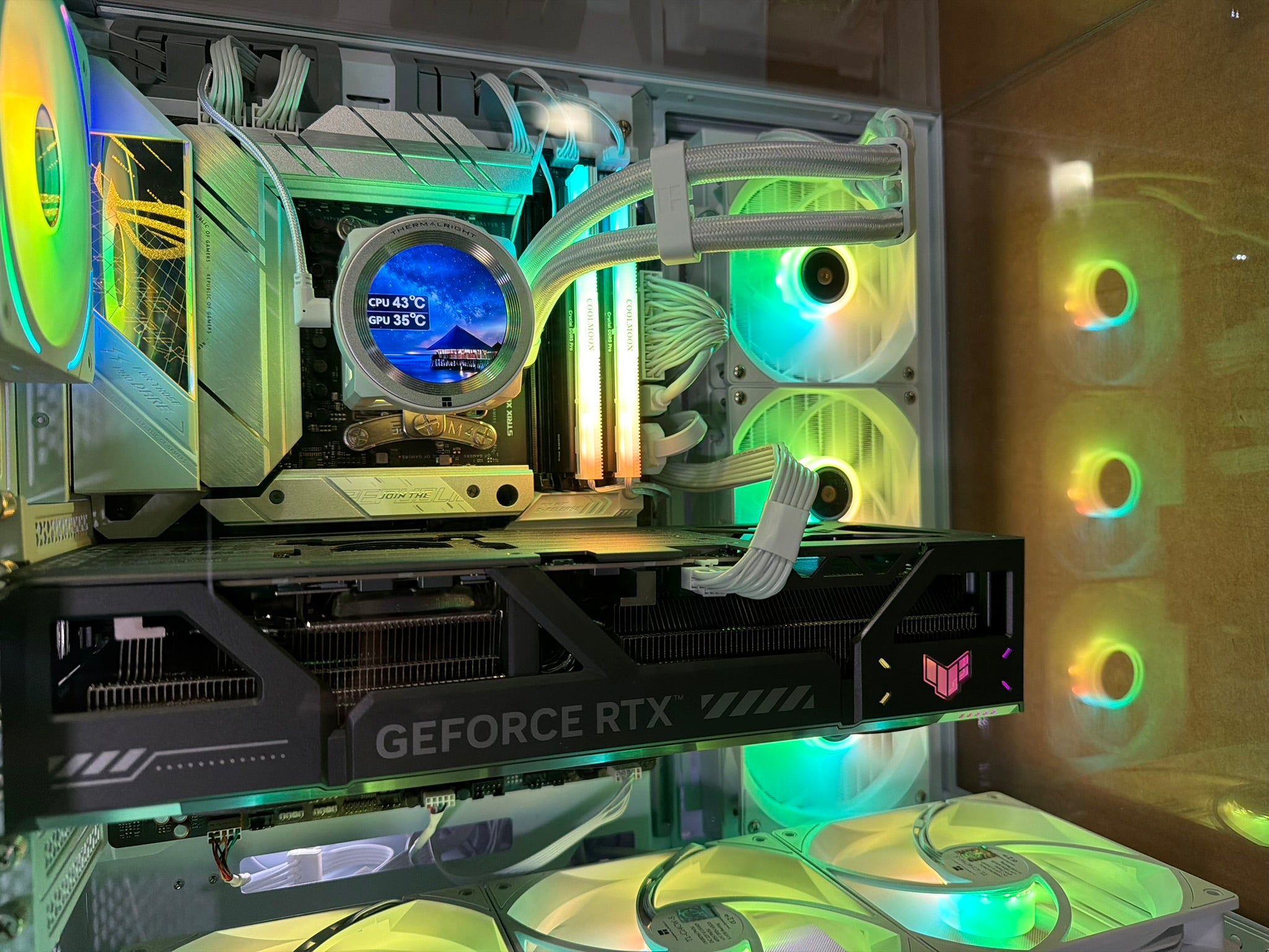 Ryzen 9 9950X3D Workstation Gaming PC | 16-Core | RTX 5090 32GB | 96GB DDR5 5600MHz | 4TB SSD + 8TB HDD | ASUS™ ROG | Brand New